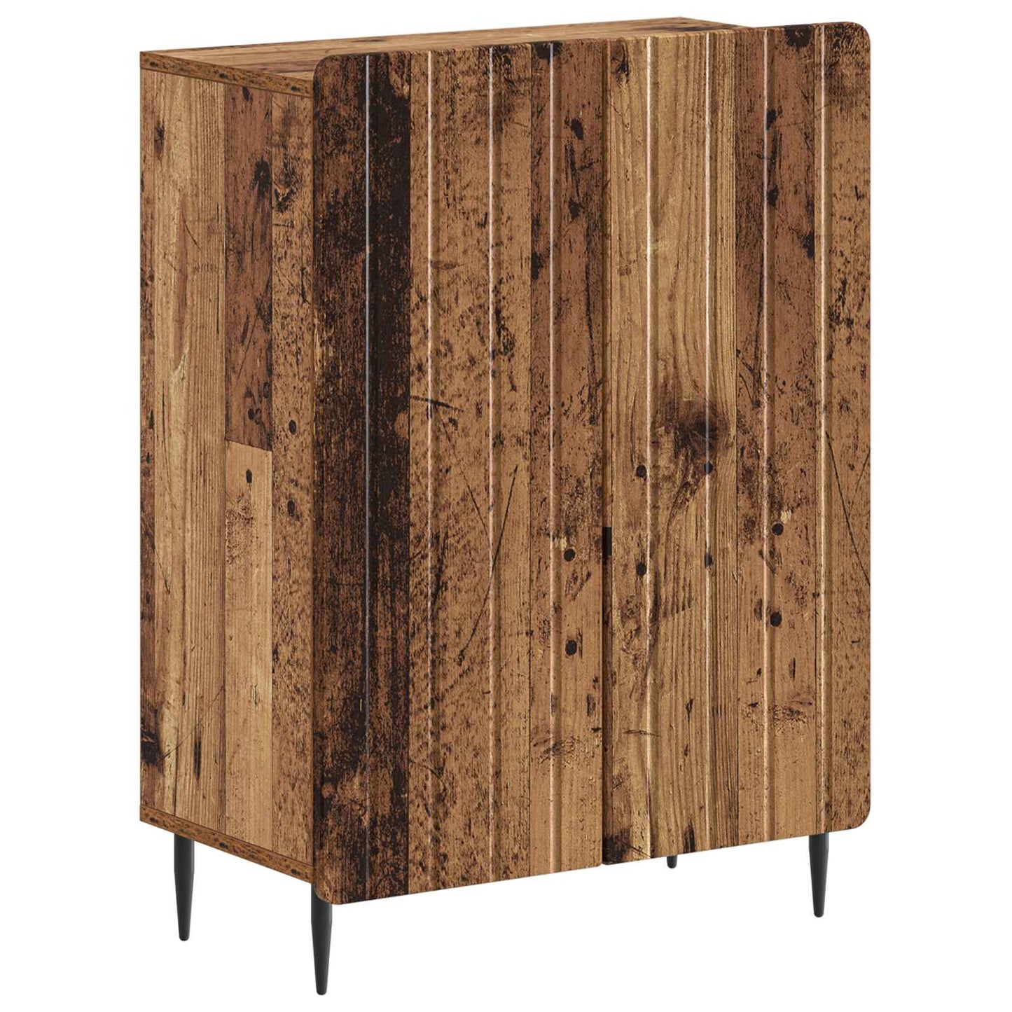 2-delige Badkamerkast Set ZWOLLE Oud hout Bewerkt hout is nu te koop bij PeponiXL, paradijselijk wonen!
