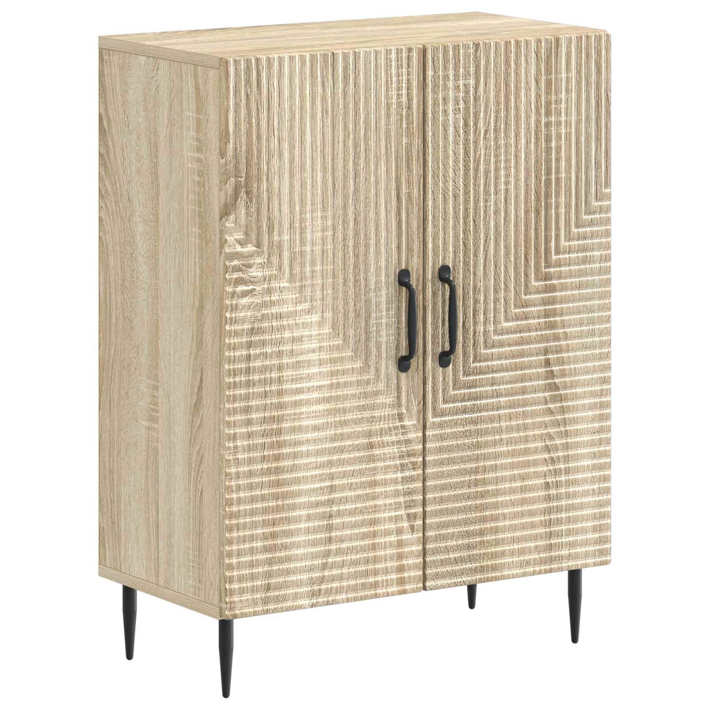 2-delige Badkamerkast Set HAARLEM Sonoma Eiken Bewerkt hout is nu te koop bij PeponiXL, paradijselijk wonen!