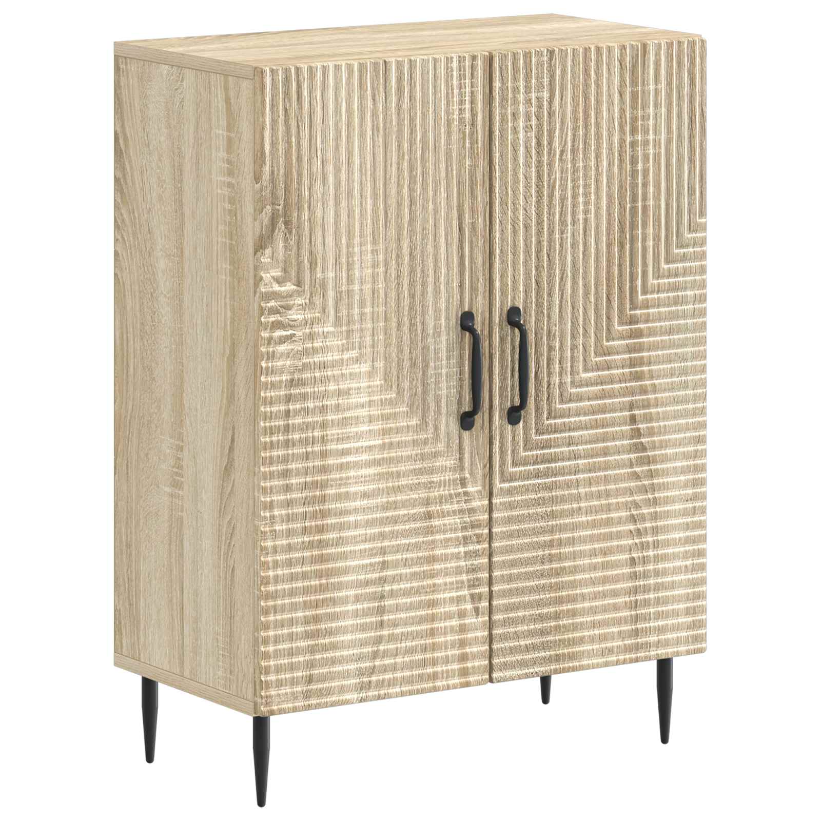 2-delige Badkamerkast Set HAARLEM Sonoma Eiken Bewerkt hout is nu te koop bij PeponiXL, paradijselijk wonen!