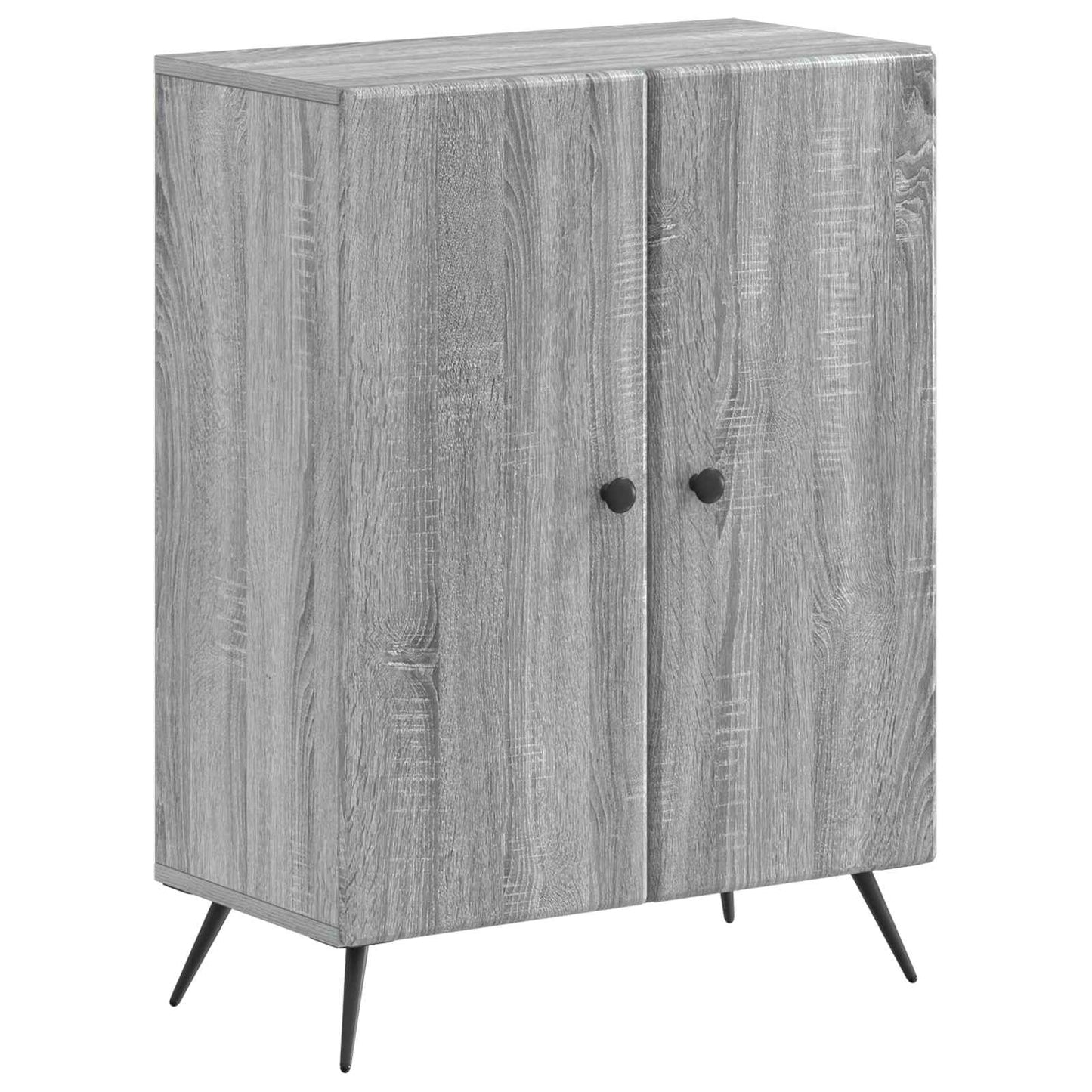 2-delige Badkamerkast Set BREDA Grijs Sonoma Bewerkt hout is nu te koop bij PeponiXL, paradijselijk wonen!
