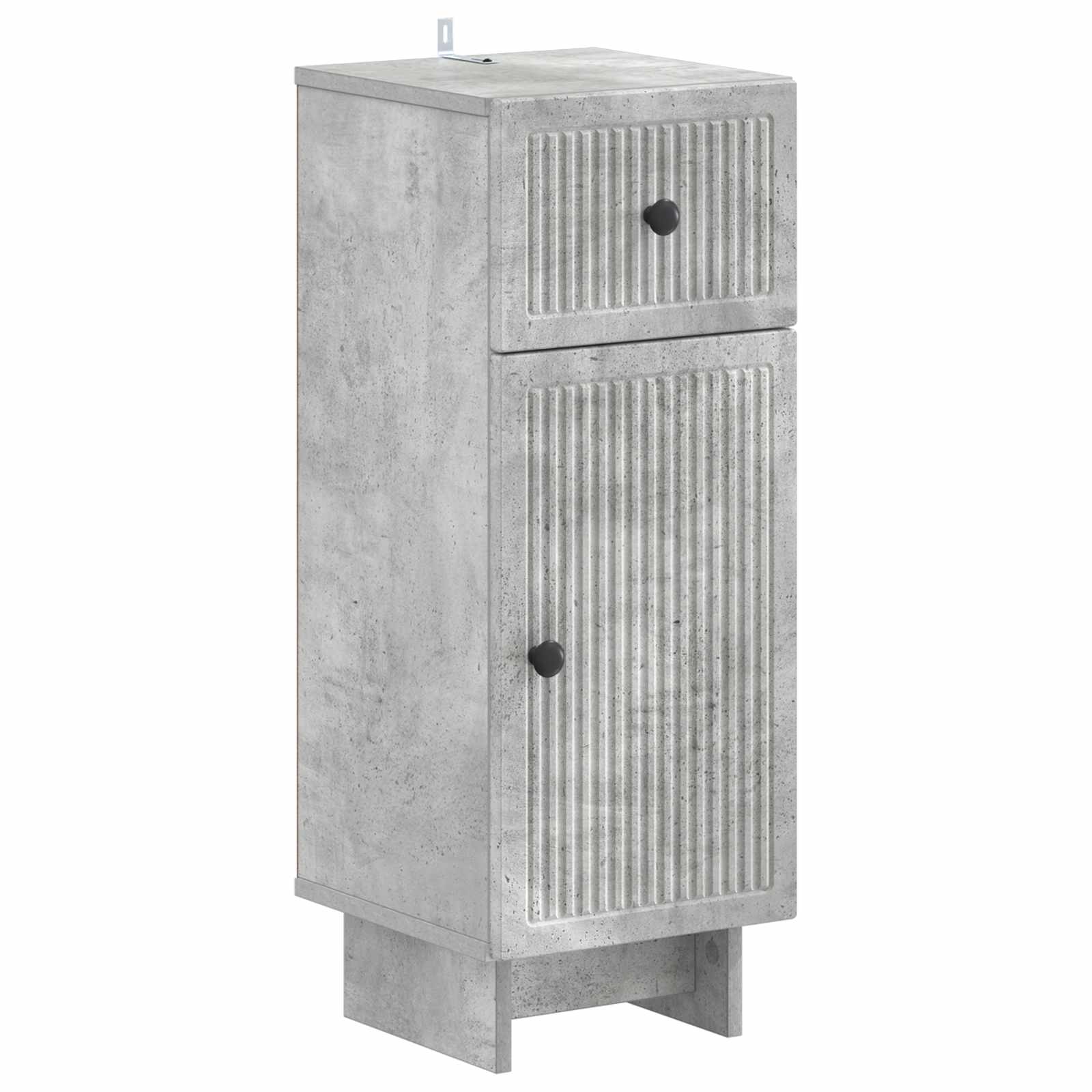 2-delige Badkamerkast Set EDE Betongrijs Bewerkt hout is nu te koop bij PeponiXL, paradijselijk wonen!