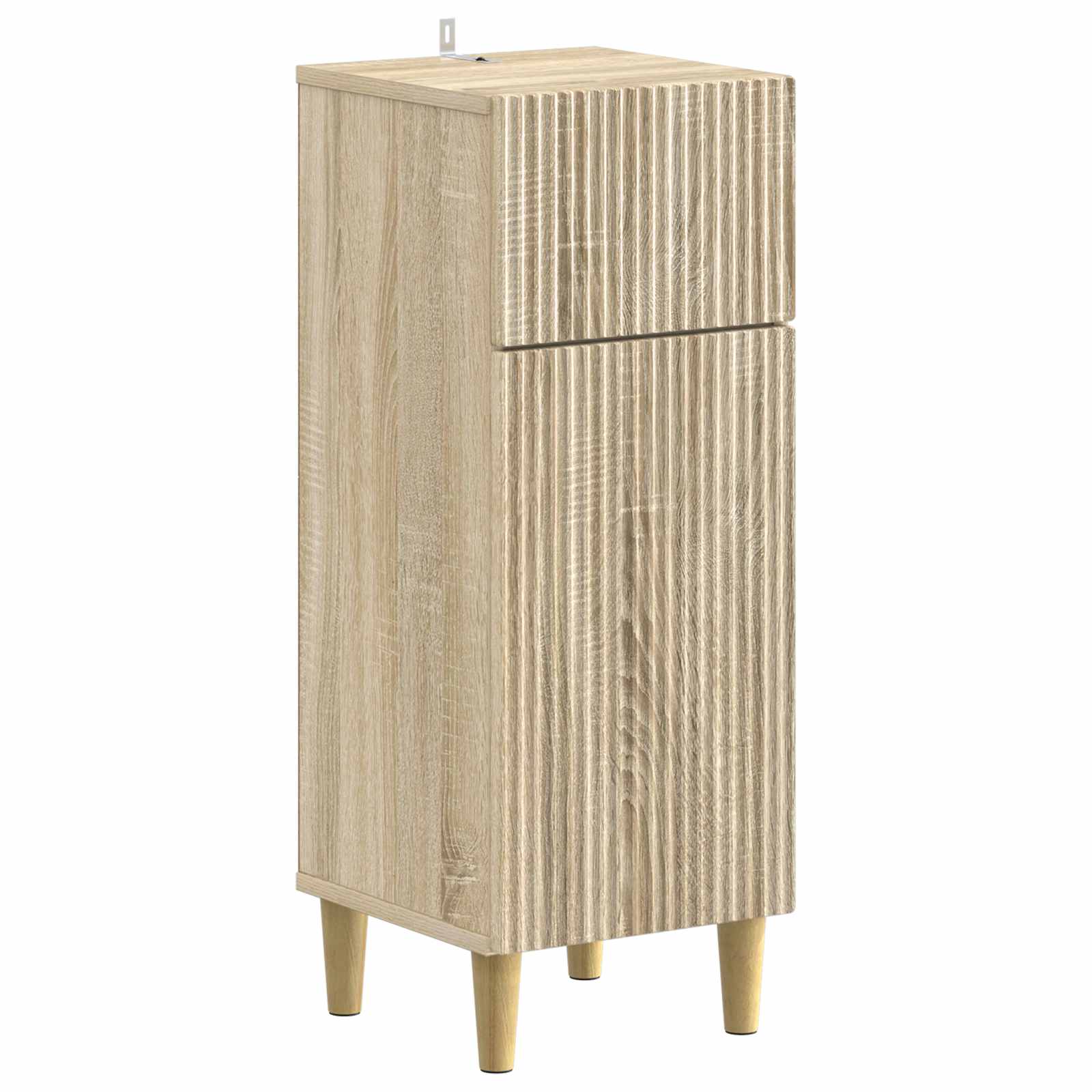 2-delige Badkamerkast Set ARNHEM Sonoma Eiken Bewerkt hout is nu te koop bij PeponiXL, paradijselijk wonen!
