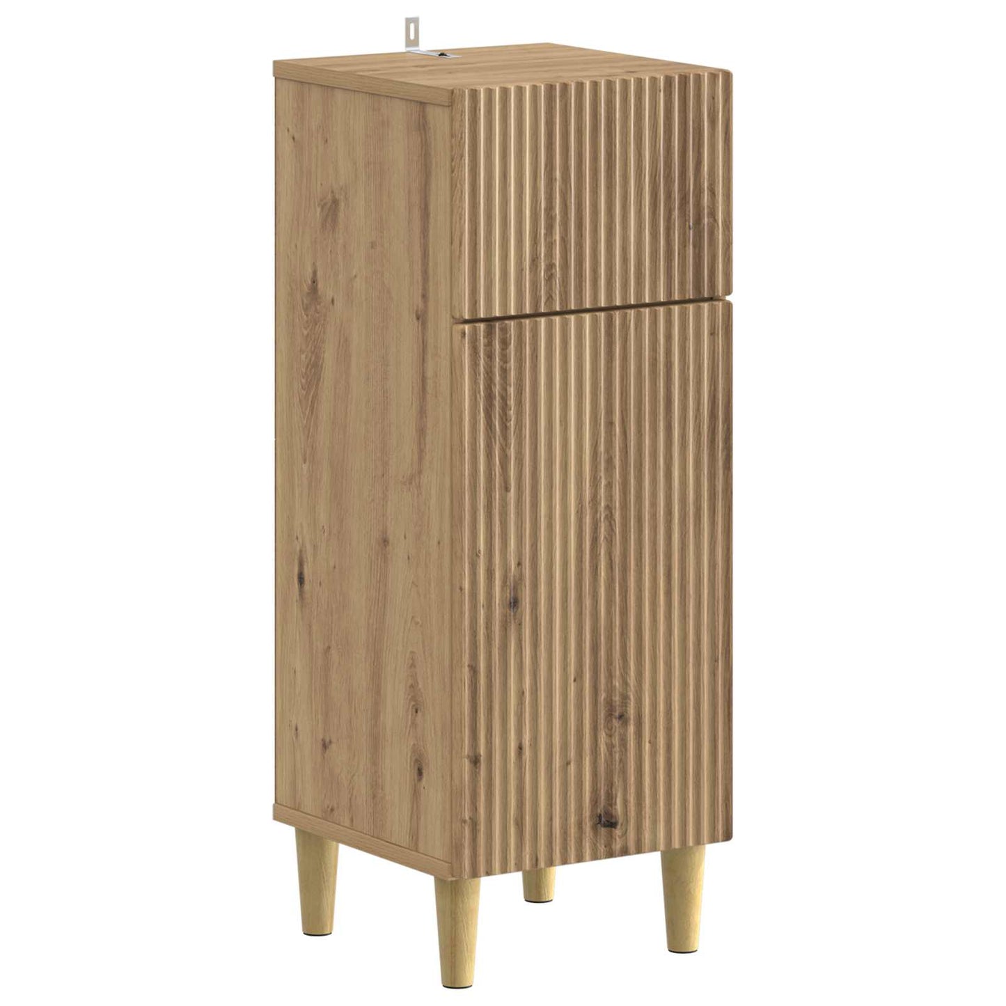 2-delige Badkamerkast Set ARNHEM Artisanaal eiken Bewerkt hout is nu te koop bij PeponiXL, paradijselijk wonen!