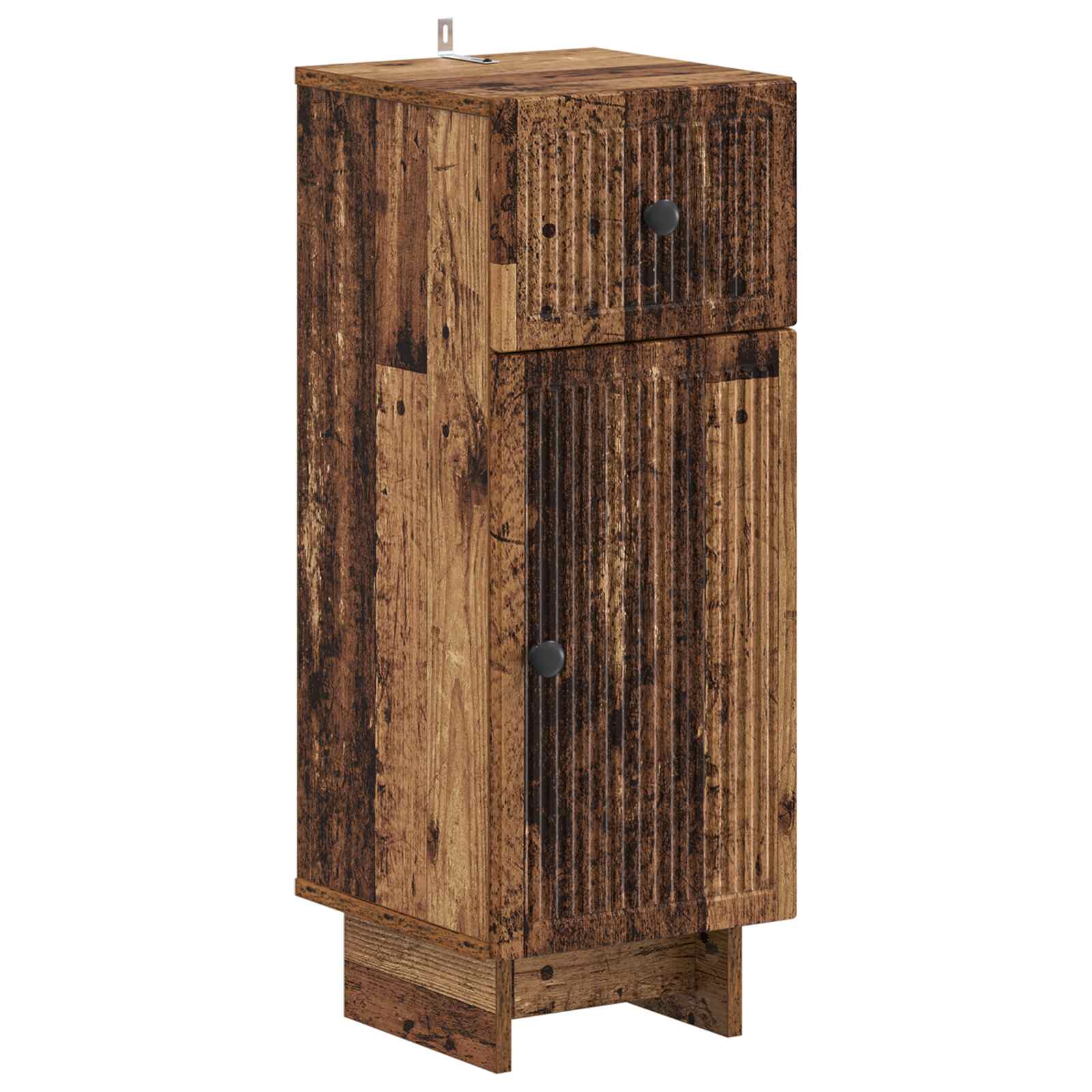 3-delige badkamerkast set EDE Oud hout Bewerkt hout is nu te koop bij PeponiXL, paradijselijk wonen!