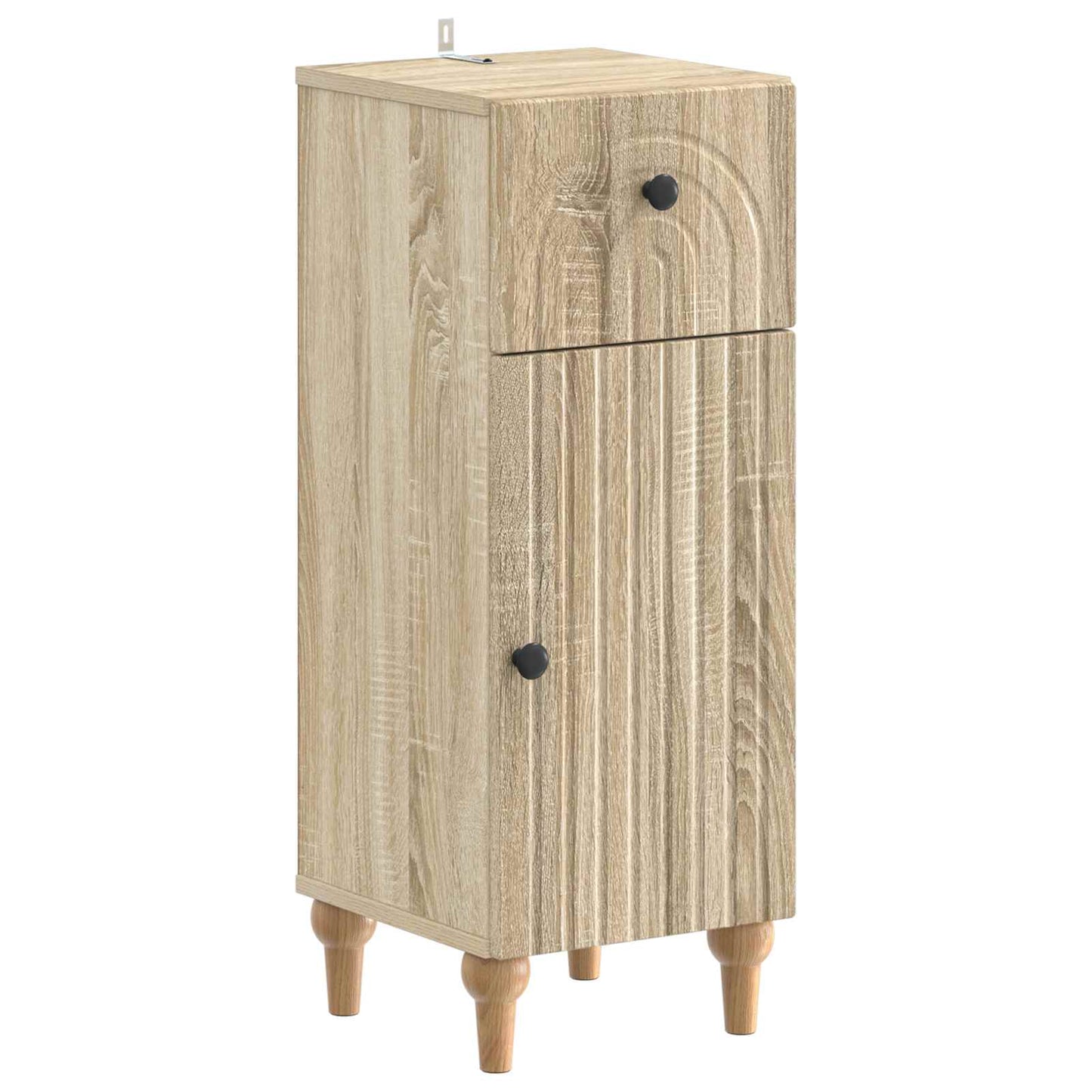 3-delige badkamerkast set ALKMAAR Sonoma Eiken Bewerkt hout is nu te koop bij PeponiXL, paradijselijk wonen!