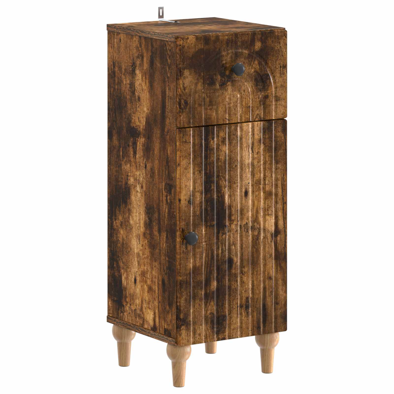 3-delige badkamerkast set ALKMAAR Gerookt eiken Bewerkt hout is nu te koop bij PeponiXL, paradijselijk wonen!