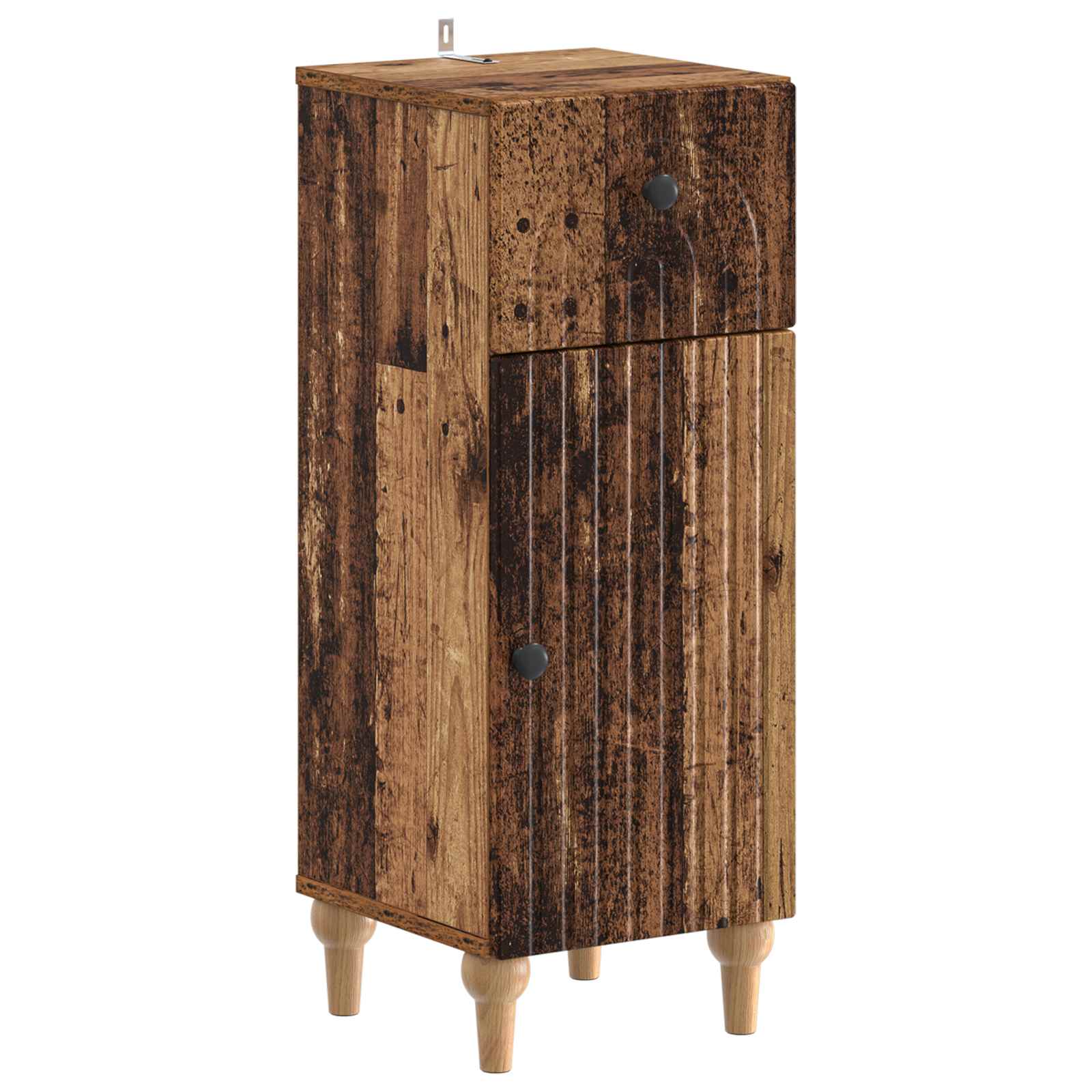 3-delige badkamerkast set ALKMAAR Oud hout Bewerkt hout is nu te koop bij PeponiXL, paradijselijk wonen!