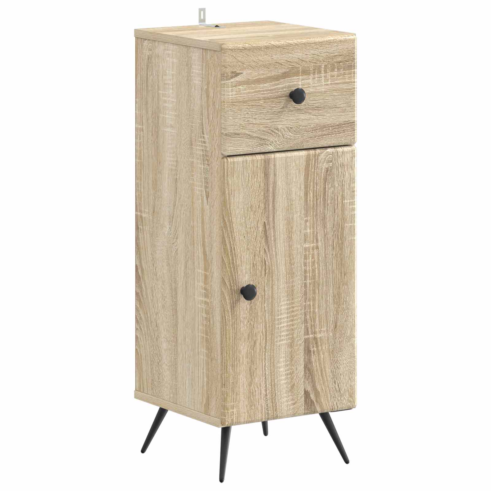 3-delige badkamerkast set BREDA Sonoma Eiken Bewerkt hout is nu te koop bij PeponiXL, paradijselijk wonen!