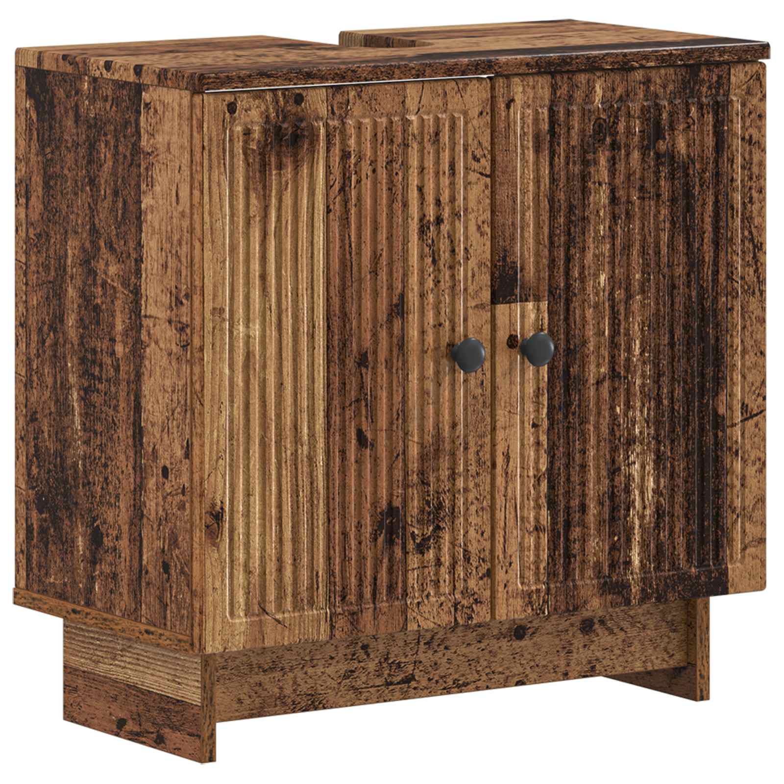 3-delige badkamerkast set EDE Bewerkt hout is nu te koop bij PeponiXL, paradijselijk wonen!