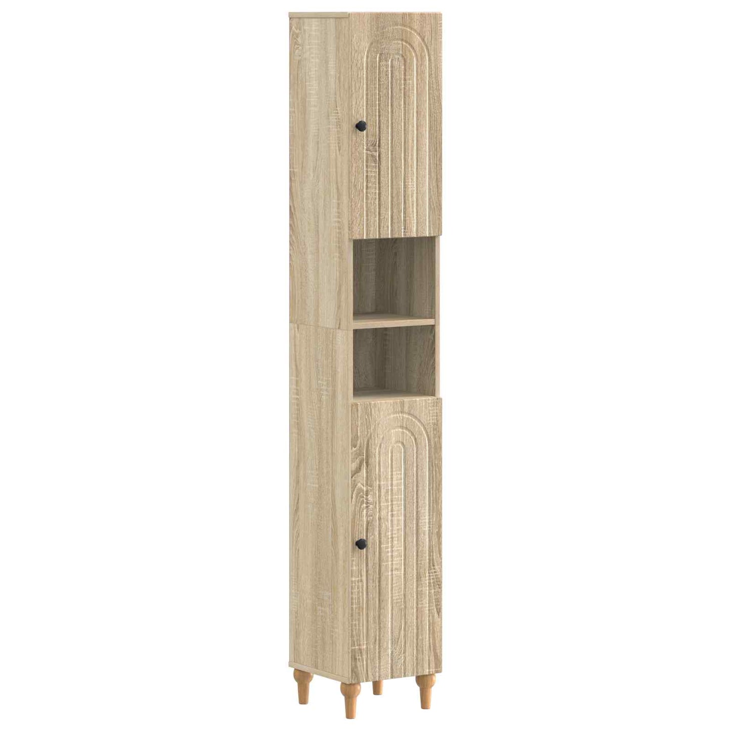 3-delige badkamerkast set ALKMAAR Bewerkt hout is nu te koop bij PeponiXL, paradijselijk wonen!