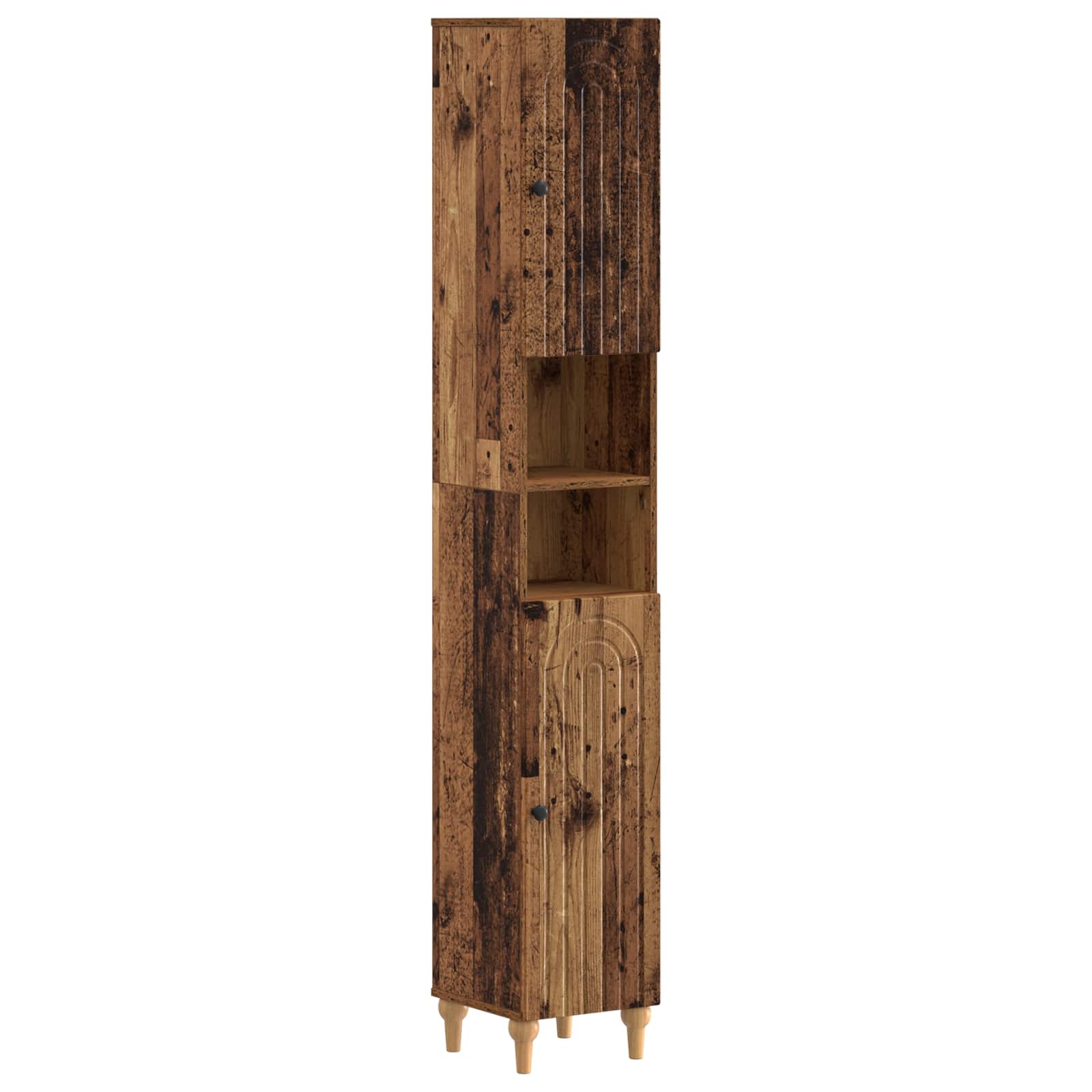 3-delige badkamerkast set ALKMAAR Bewerkt hout is nu te koop bij PeponiXL, paradijselijk wonen!