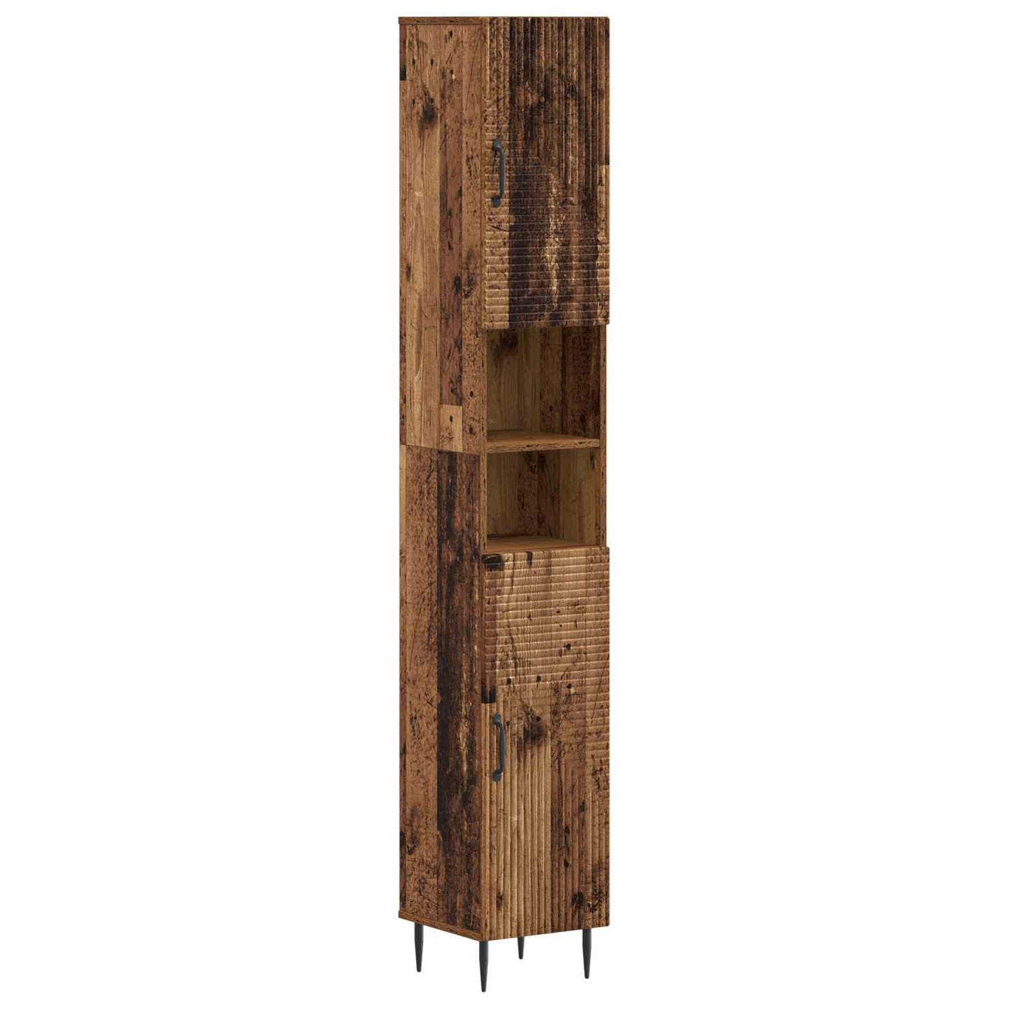 3-delige badkamerkast set HAARLEM Bewerkt hout is nu te koop bij PeponiXL, paradijselijk wonen!