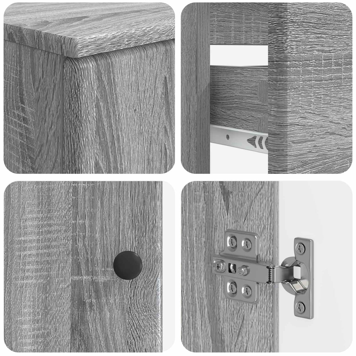 3-delige badkamerkast set BREDA Bewerkt hout is nu te koop bij PeponiXL, paradijselijk wonen!