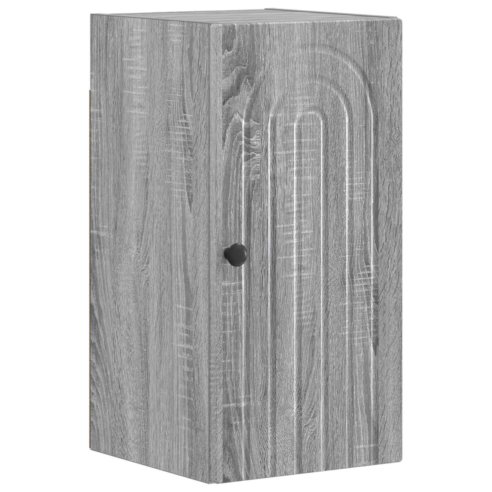 4-delige Badkamerkast Set ALKMAAR Grijs Sonoma Bewerkt hout is nu te koop bij PeponiXL, paradijselijk wonen!