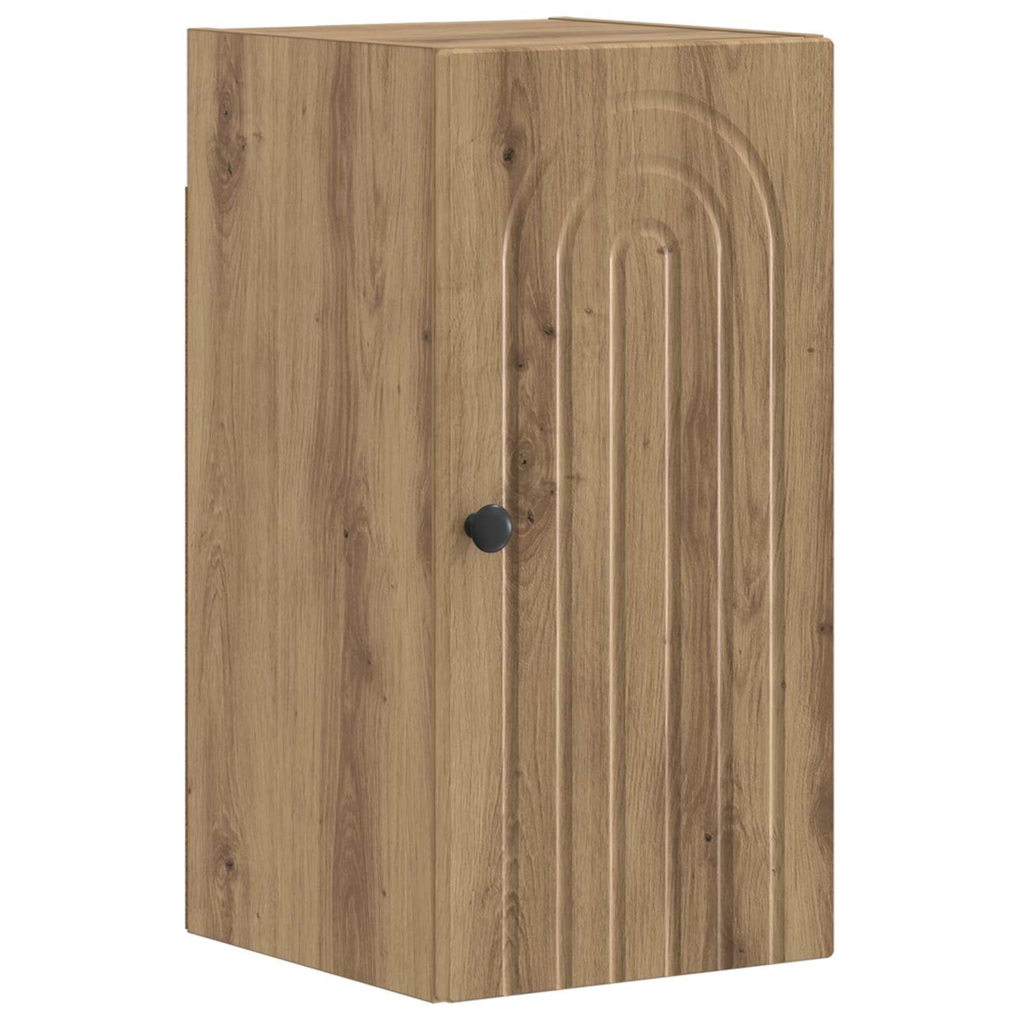 4-delige Badkamerkast Set ALKMAAR Artisanaal eiken Bewerkt hout is nu te koop bij PeponiXL, paradijselijk wonen!