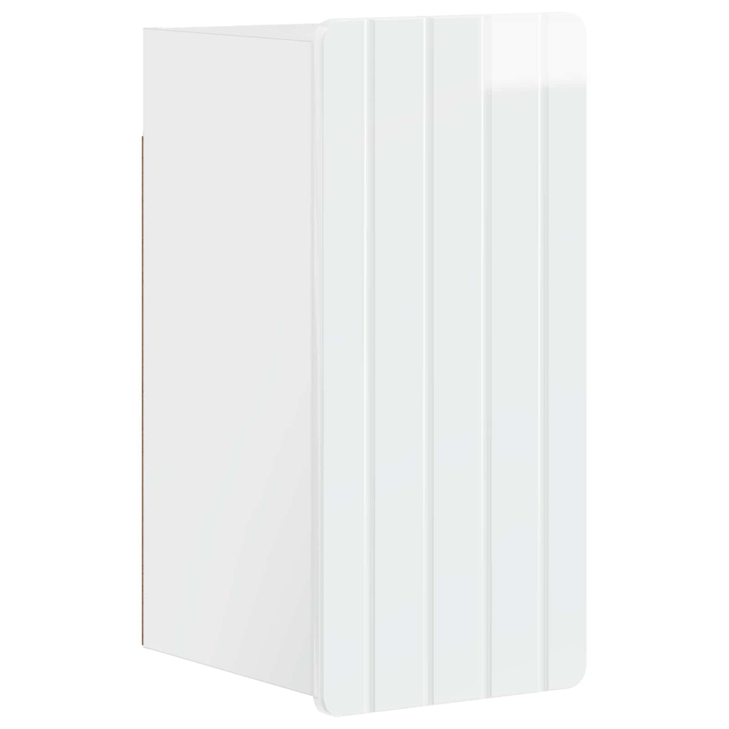 4-delige Badkamerkast Set ZWOLLE Hoogglans Wit Bewerkt hout is nu te koop bij PeponiXL, paradijselijk wonen!