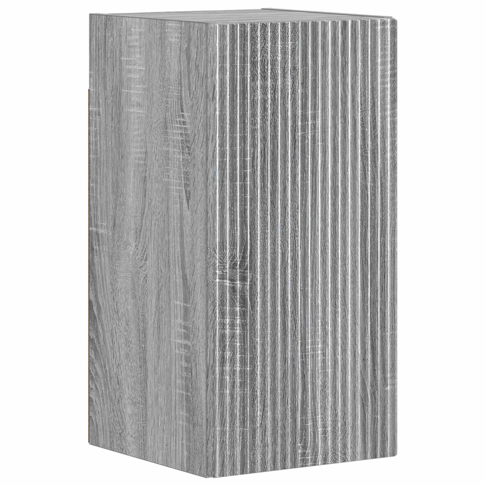 4-delige Badkamerkast Set ARNHEM Grijs Sonoma Bewerkt hout is nu te koop bij PeponiXL, paradijselijk wonen!