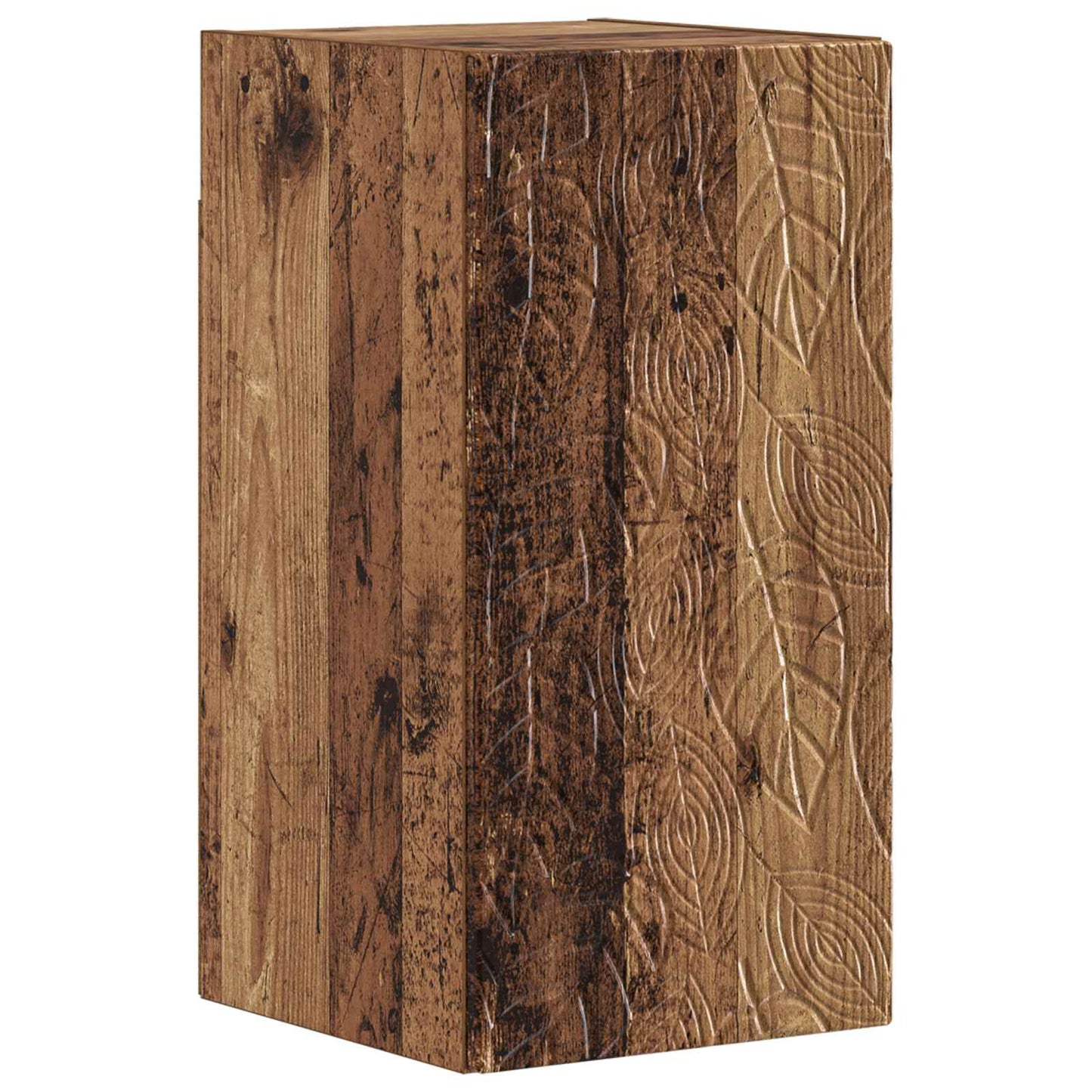 4-delige Badkamerkast Set DELFT Oud hout Bewerkt hout is nu te koop bij PeponiXL, paradijselijk wonen!