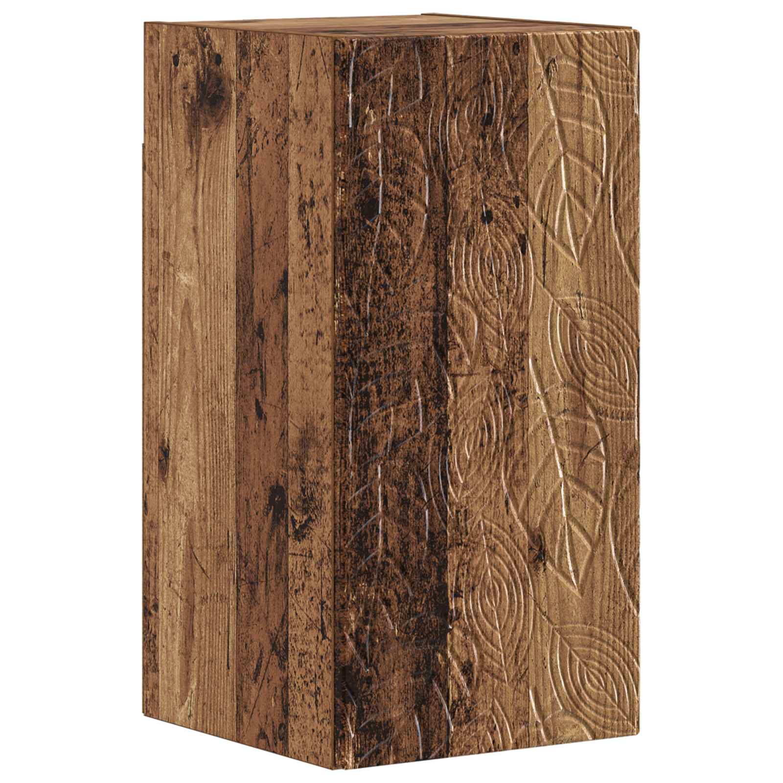 4-delige Badkamerkast Set DELFT Oud hout Bewerkt hout is nu te koop bij PeponiXL, paradijselijk wonen!