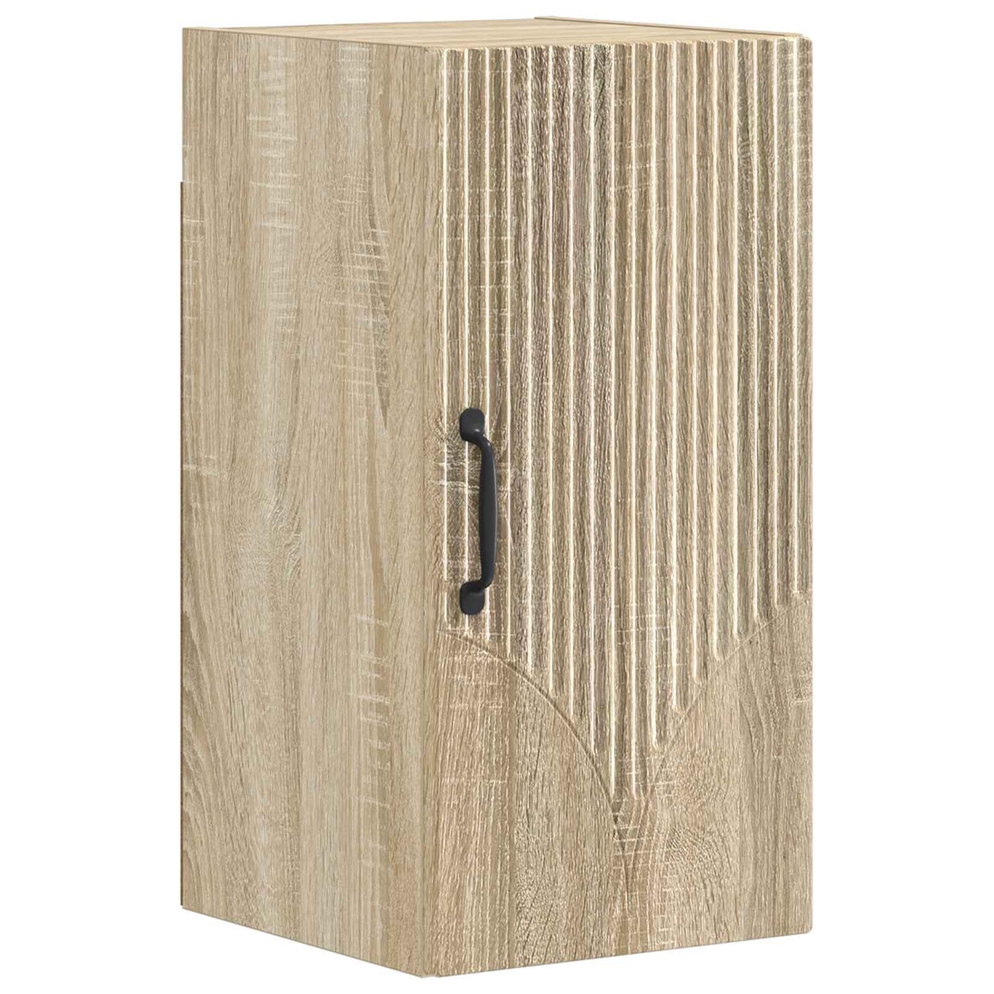 4-delige Badkamerkast Set HOORN Sonoma Eiken Bewerkt hout is nu te koop bij PeponiXL, paradijselijk wonen!