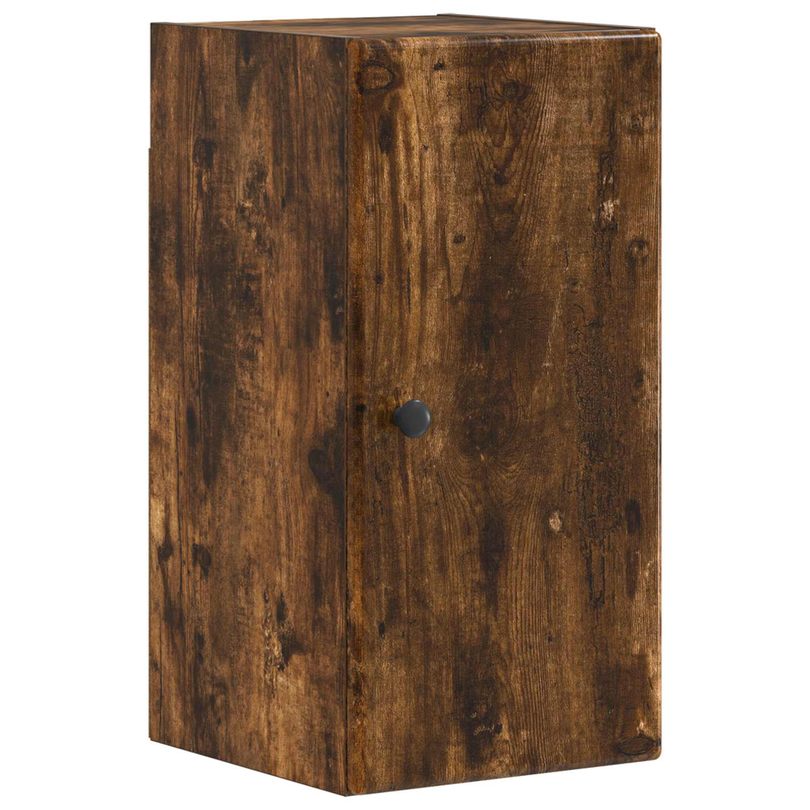 4-delige Badkamerkast Set BREDA Gerookt eiken Bewerkt hout is nu te koop bij PeponiXL, paradijselijk wonen!
