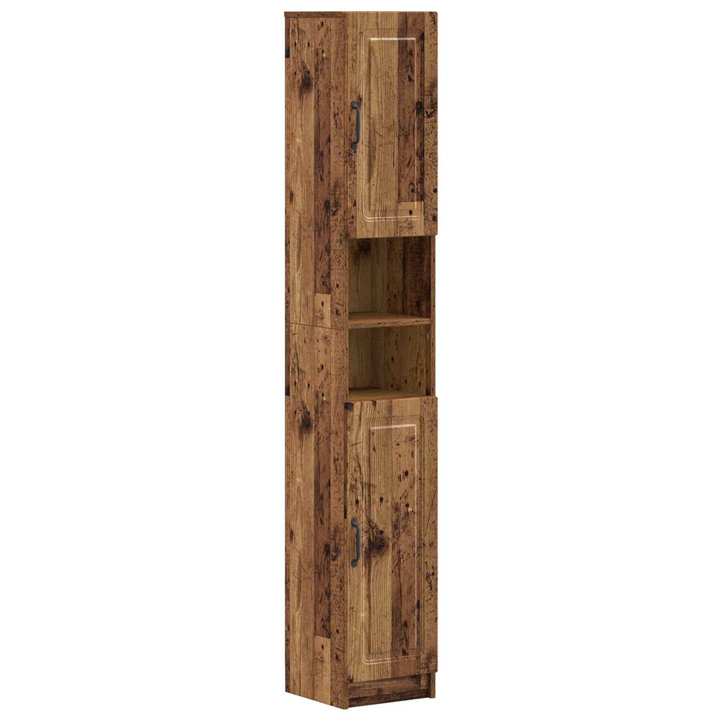 4-delige Badkamerkast Set UTRECHT Oud hout Bewerkt hout is nu te koop bij PeponiXL, paradijselijk wonen!