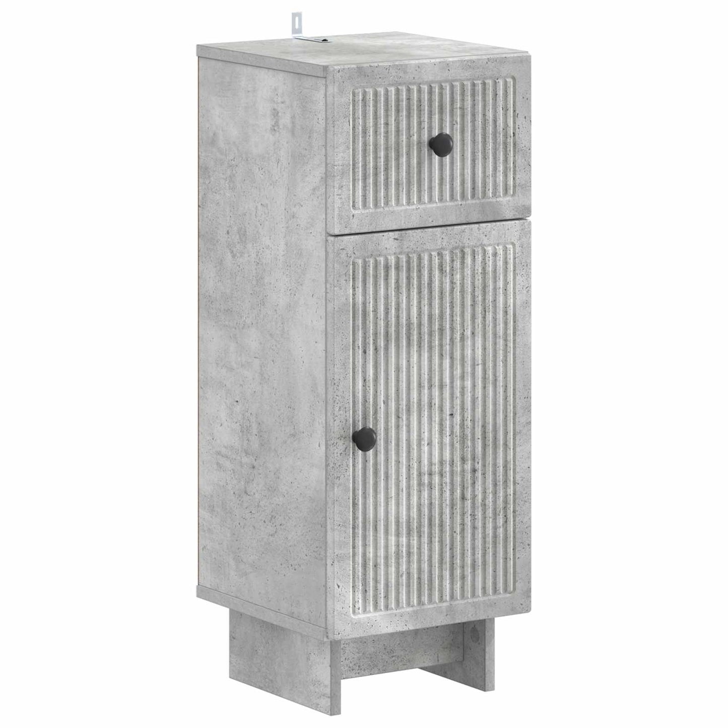 2-delige Badkamerkast Set EDE Betongrijs Bewerkt hout is nu te koop bij PeponiXL, paradijselijk wonen!