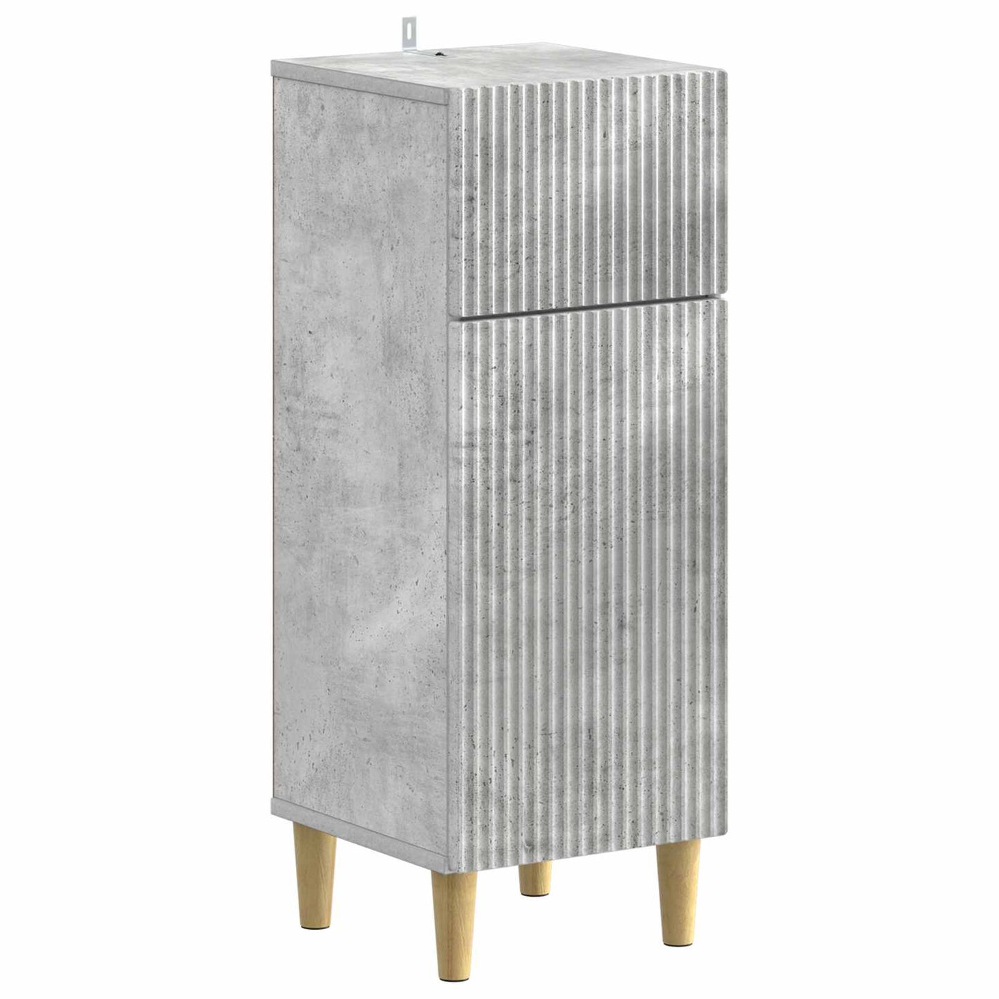 2-delige Badkamerkast Set ARNHEM Betongrijs Bewerkt hout is nu te koop bij PeponiXL, paradijselijk wonen!