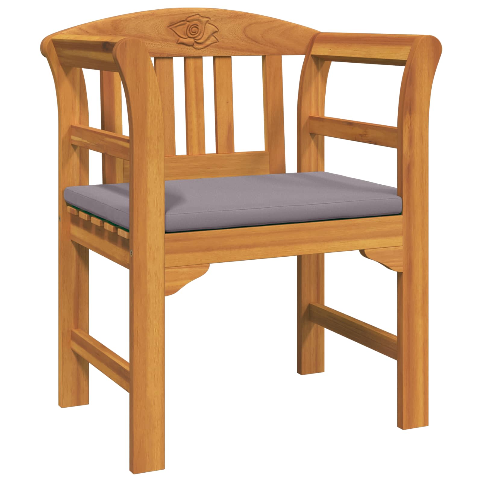 Tuinrozelounge set met kussen 4 pcs Massief Acaciahout is nu te koop bij PeponiXL, paradijselijk wonen!