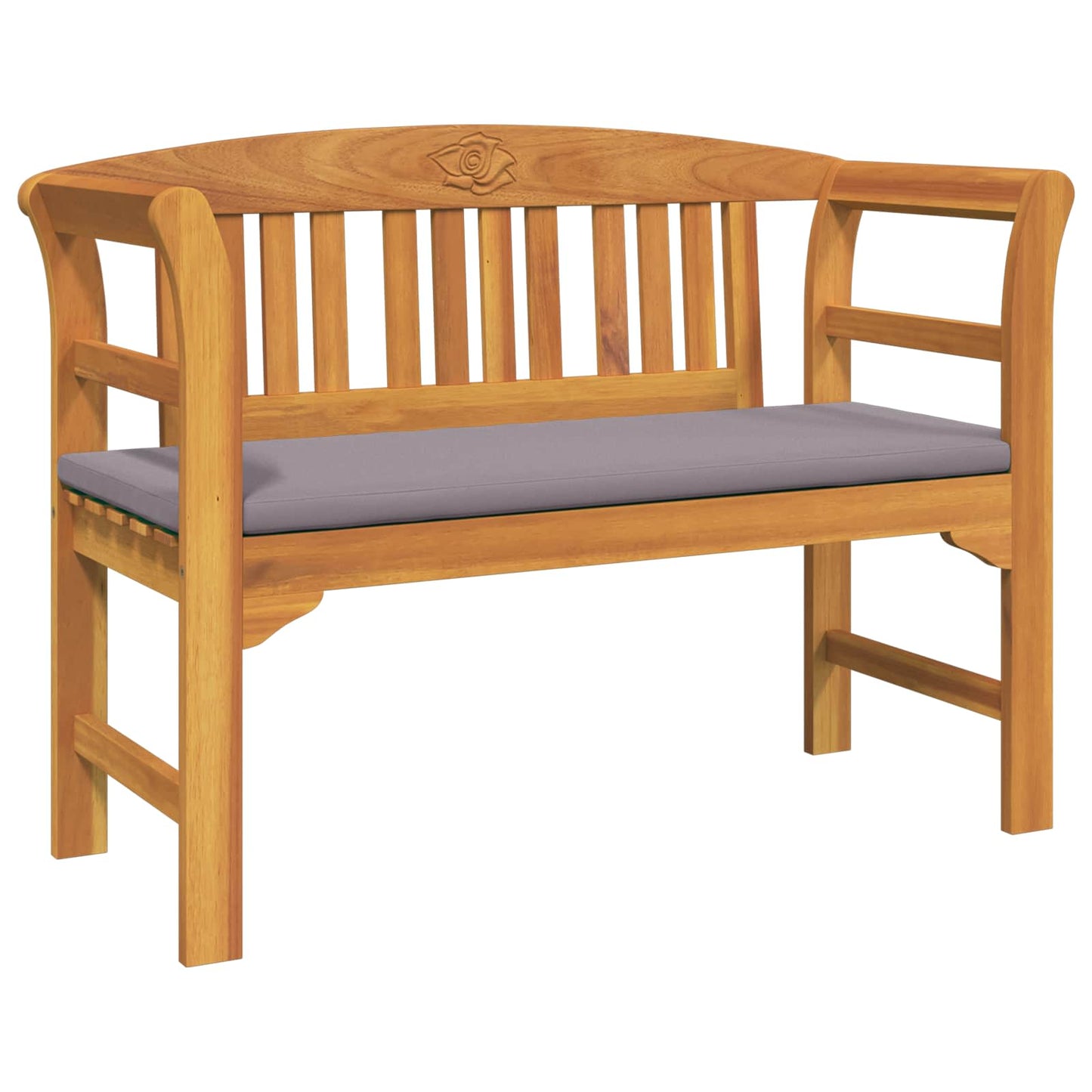 Tuinrozelounge set met kussen 4 pcs Massief Acaciahout is nu te koop bij PeponiXL, paradijselijk wonen!