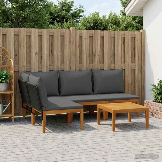 5 pcs Massief acaciahout & touw Naturel is nu te koop bij PeponiXL, paradijselijk wonen!