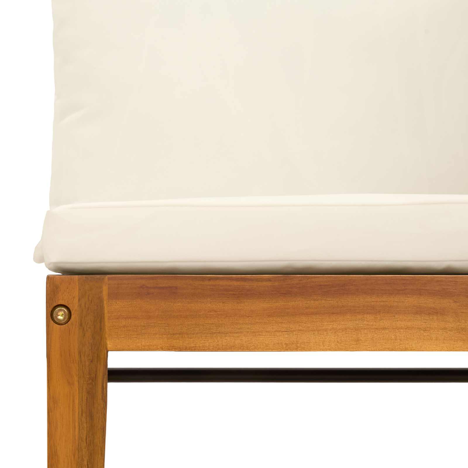4 pcs Massief acaciahout & touw Naturel is nu te koop bij PeponiXL, paradijselijk wonen!