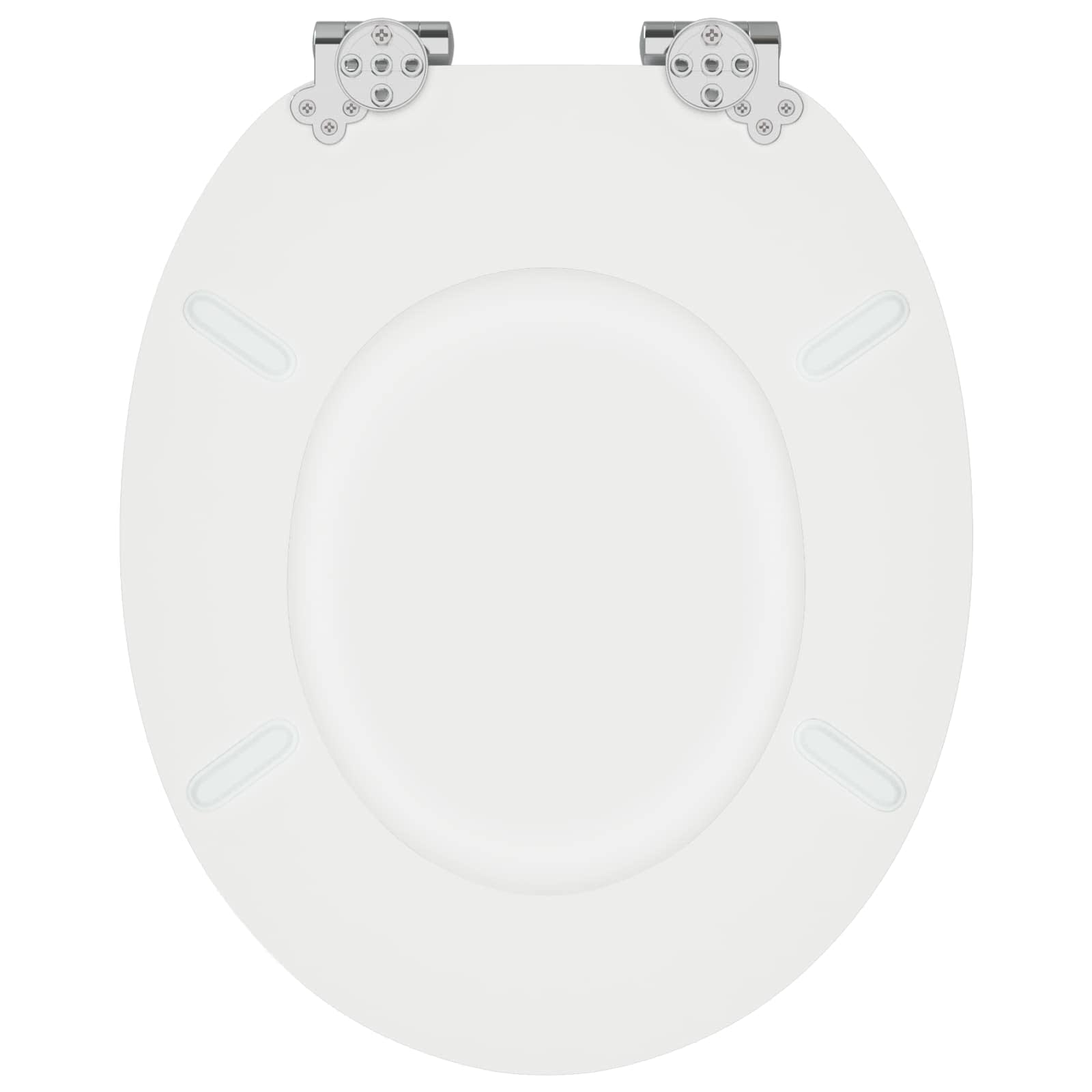 Toiletbril Wit 44 x 38 cm MDF-plaat is nu te koop bij PeponiXL, paradijselijk wonen!