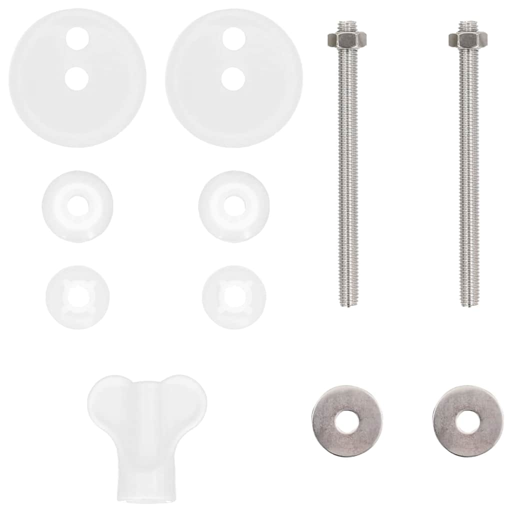 Toiletbril Geel en Wit 44 x 38 cm MDF-plaat is nu te koop bij PeponiXL, paradijselijk wonen!