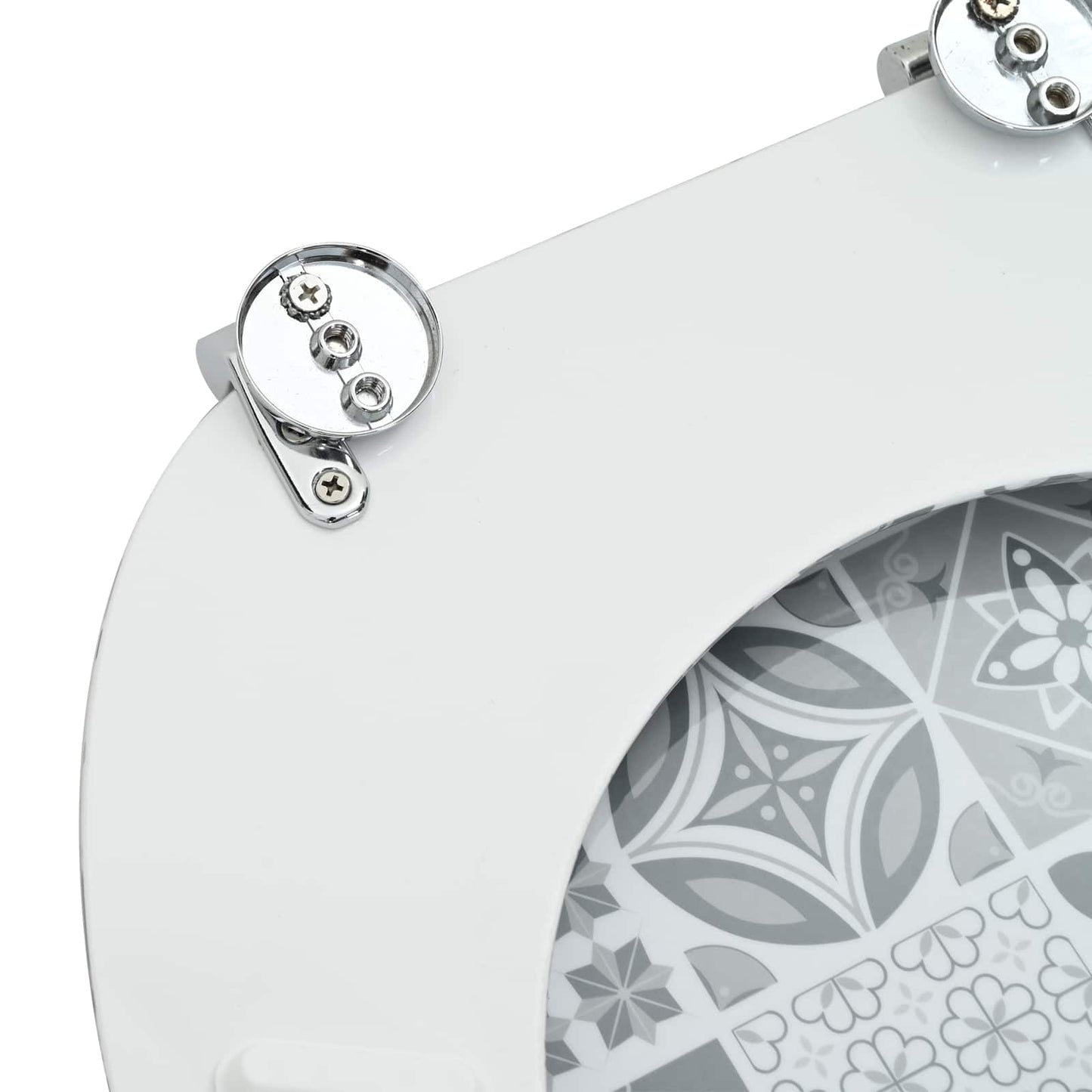 Zachte sluit toiletbril Grijs 44 x 38 cm MDF-plaat is nu te koop bij PeponiXL, paradijselijk wonen!