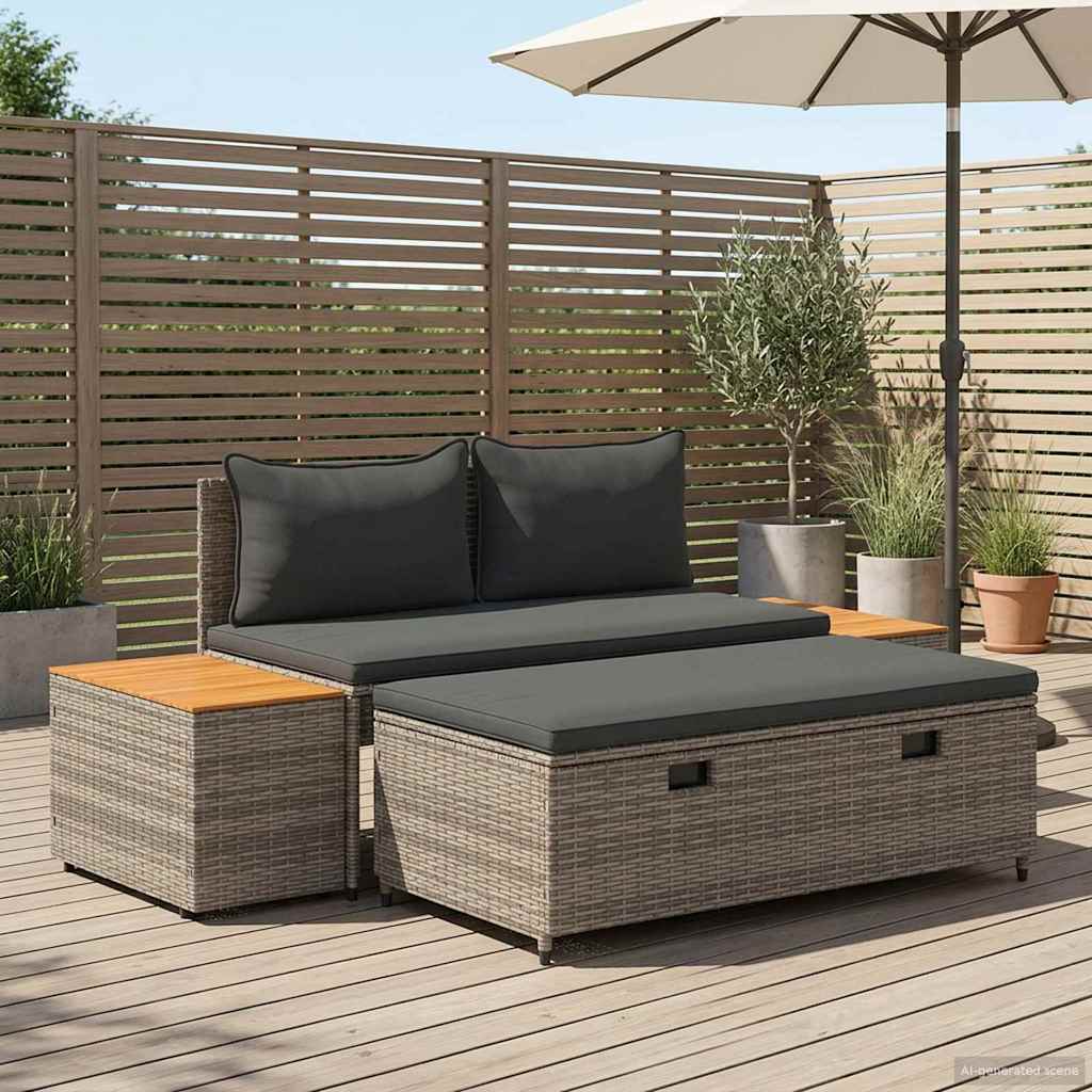 Buiten bankenset 4-Aantal zitplaatsen 4 pcs 55 x 30 x 39 cm is nu te koop bij PeponiXL, paradijselijk wonen!