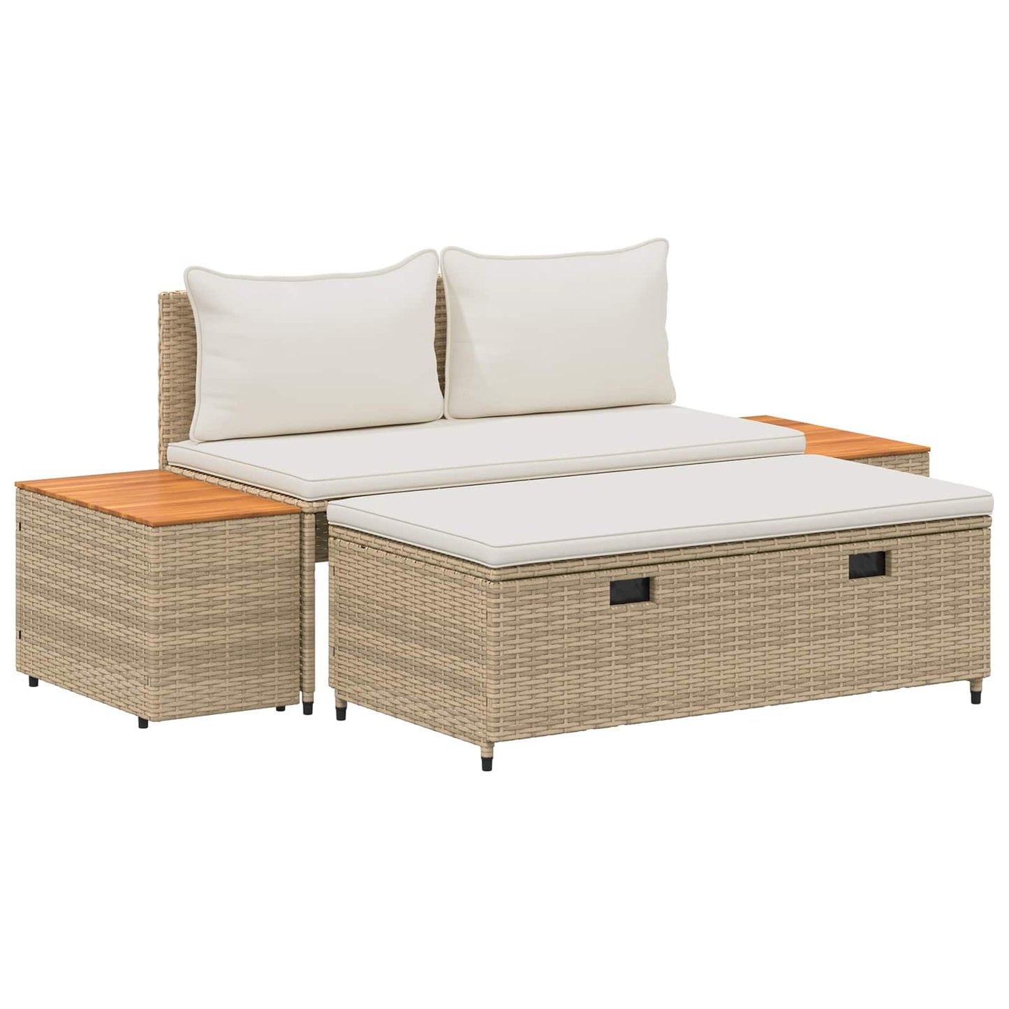 Buiten bankenset 4-Aantal zitplaatsen 4 pcs 55 x 30 x 39 cm is nu te koop bij PeponiXL, paradijselijk wonen!