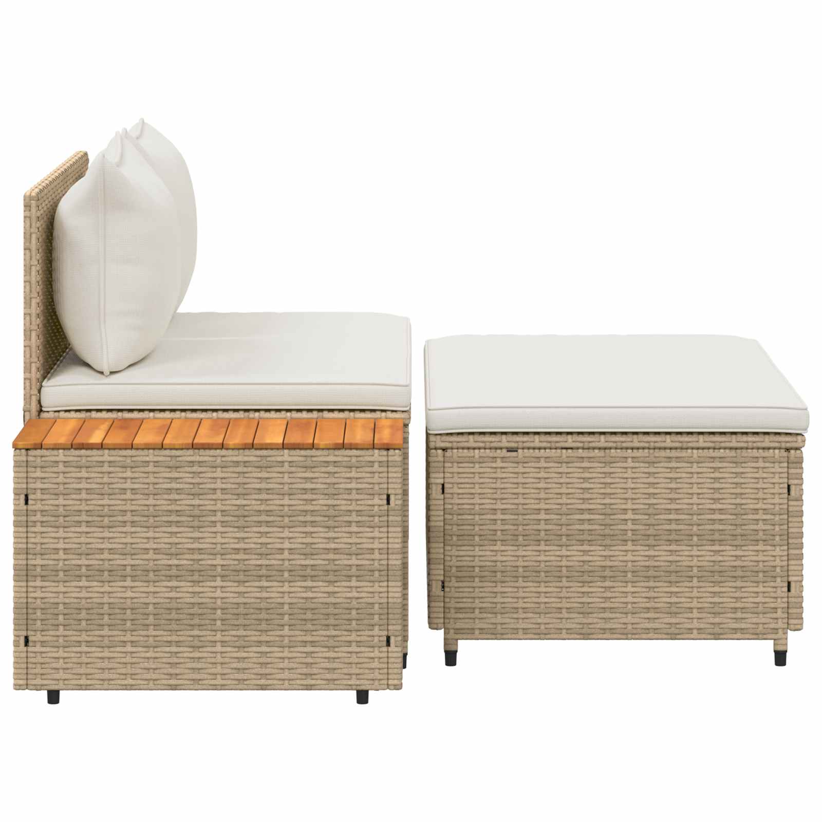 Buiten bankenset 4-Aantal zitplaatsen 4 pcs 55 x 30 x 39 cm is nu te koop bij PeponiXL, paradijselijk wonen!