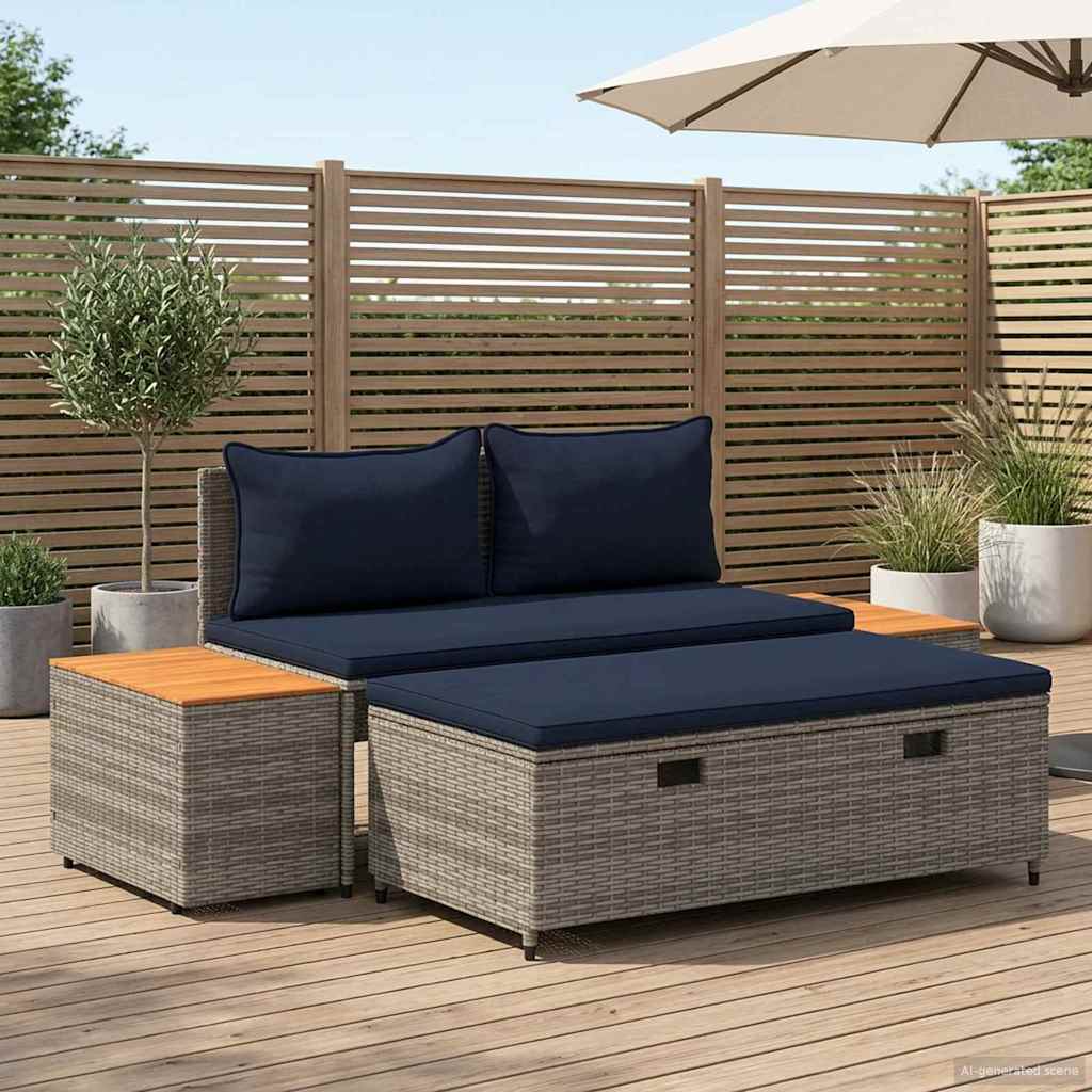 Buiten bankenset 4-Aantal zitplaatsen 4 pcs 55 x 30 x 39 cm is nu te koop bij PeponiXL, paradijselijk wonen!