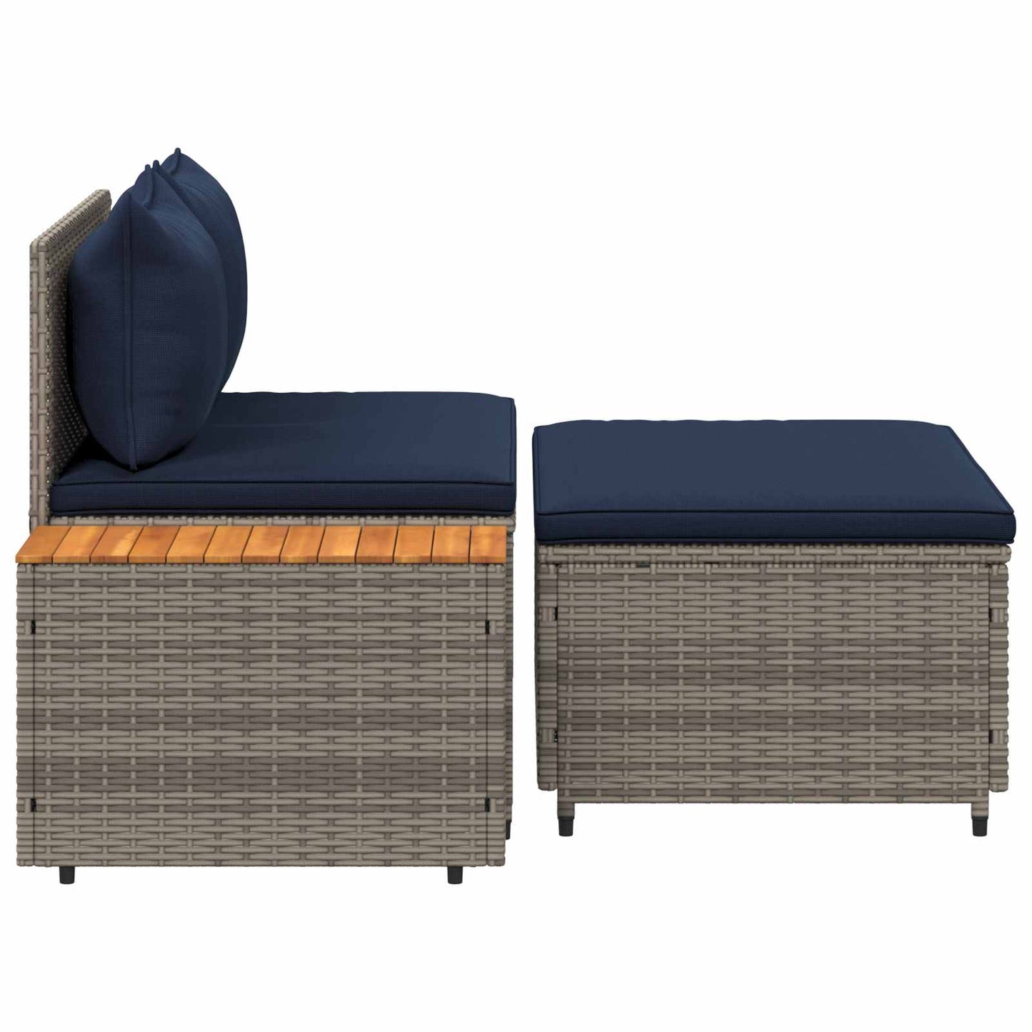 Buiten bankenset 4-Aantal zitplaatsen 4 pcs 55 x 30 x 39 cm is nu te koop bij PeponiXL, paradijselijk wonen!