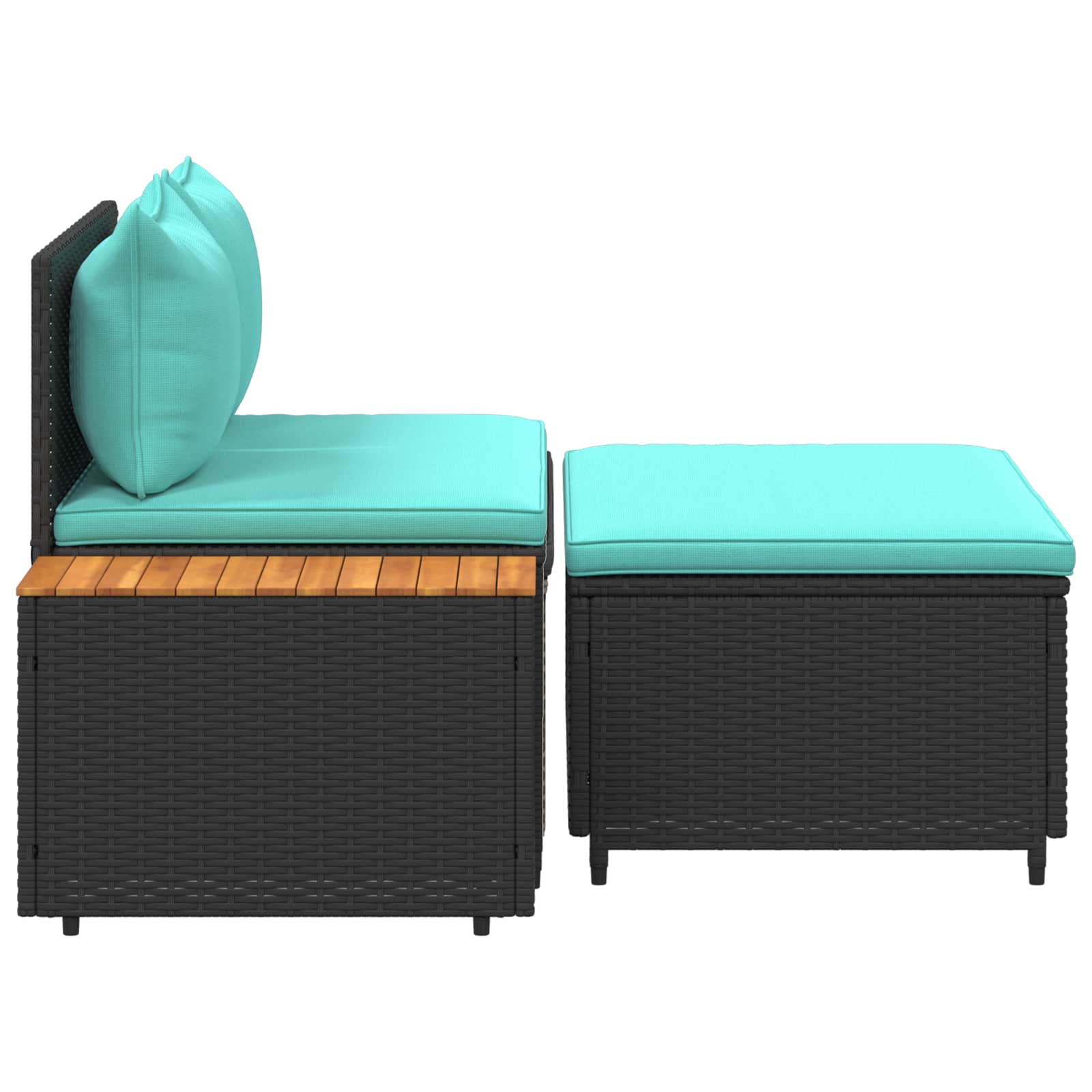 Buiten bankenset 4-Aantal zitplaatsen 4 pcs 55 x 30 x 39 cm is nu te koop bij PeponiXL, paradijselijk wonen!