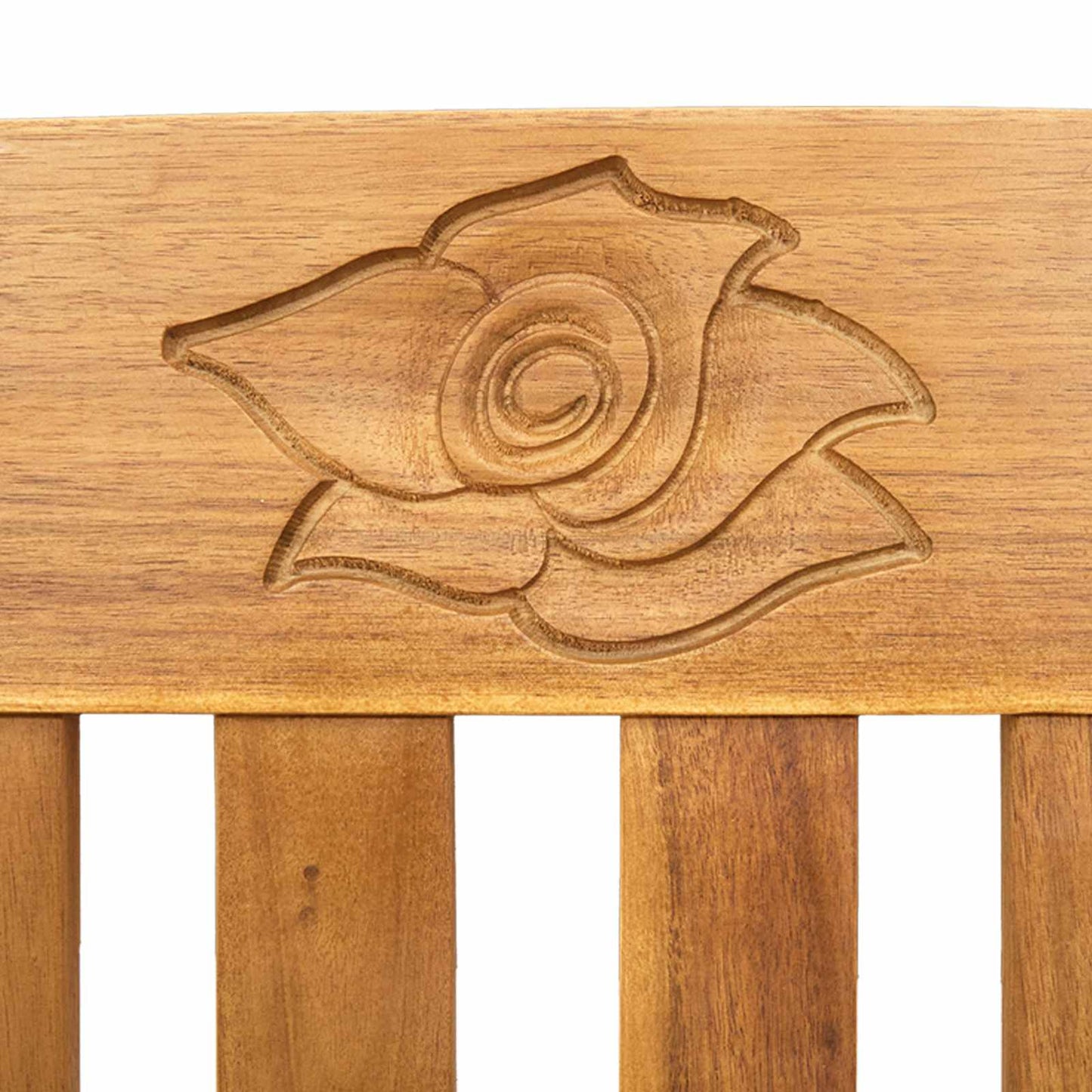 Rozenbank Crème Wit 114 x 46 x 82,5 cm Massief Acaciahout is nu te koop bij PeponiXL, paradijselijk wonen!