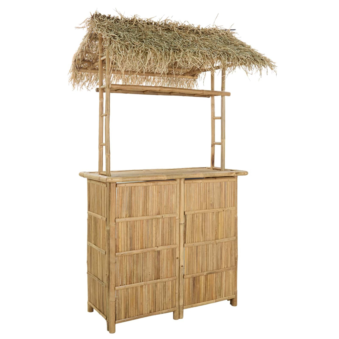 Buiten Bartafel Naturel 115 x 95 x 215 cm Bamboe is nu te koop bij PeponiXL, paradijselijk wonen!