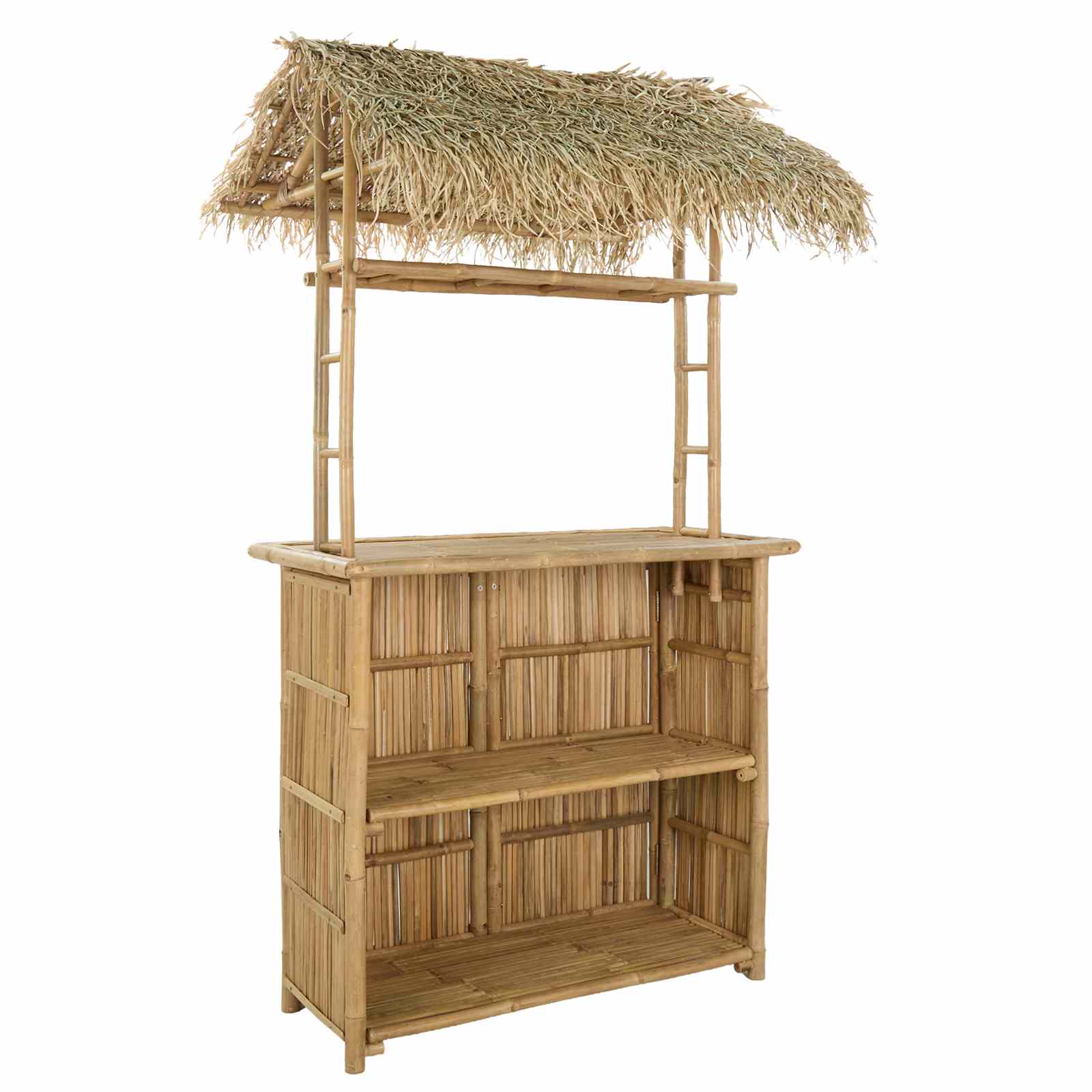 Buiten Bartafel Naturel 115 x 95 x 215 cm Bamboe is nu te koop bij PeponiXL, paradijselijk wonen!