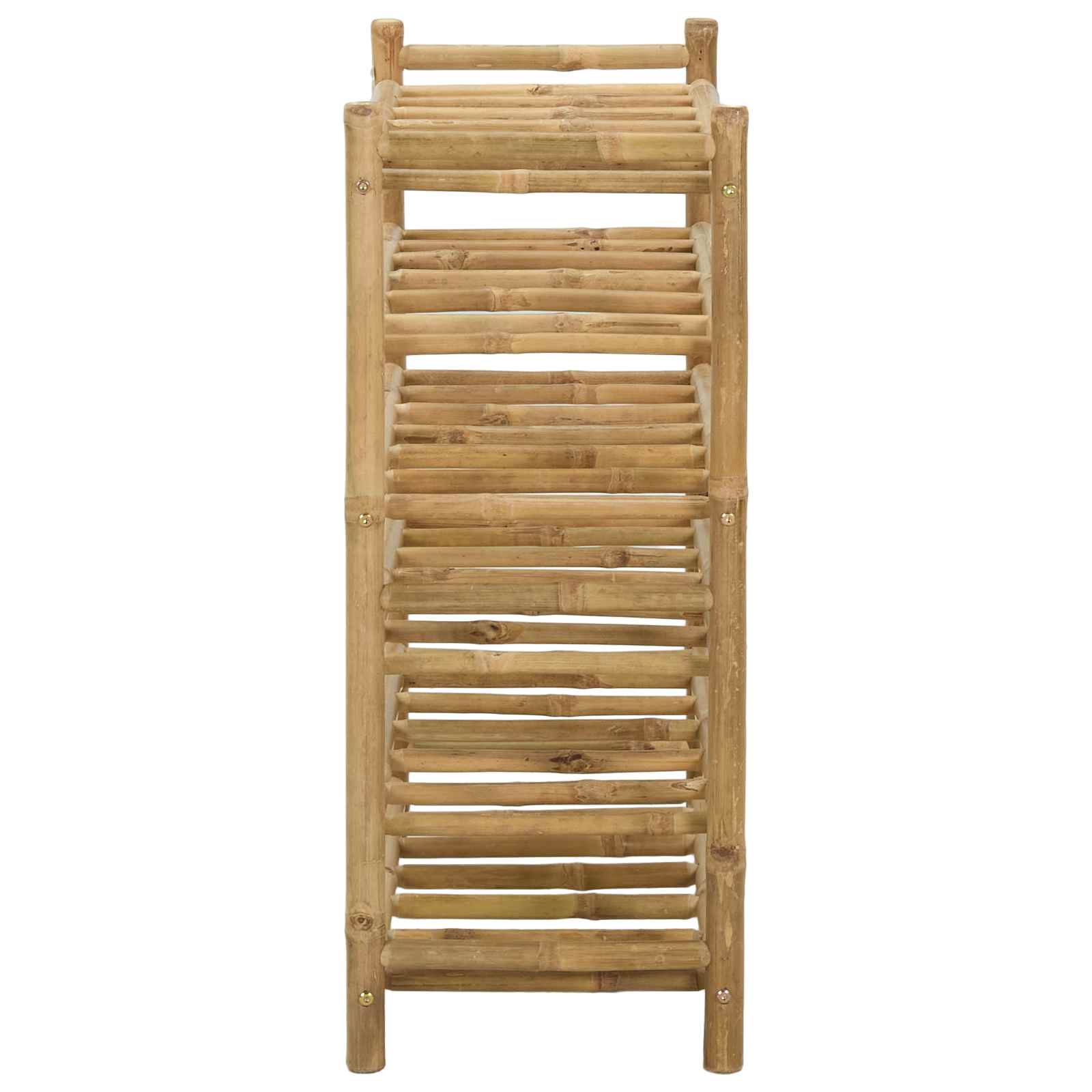 Wijnrek Naturel 57 x 29,5 x 72 cm Bamboe is nu te koop bij PeponiXL, paradijselijk wonen!