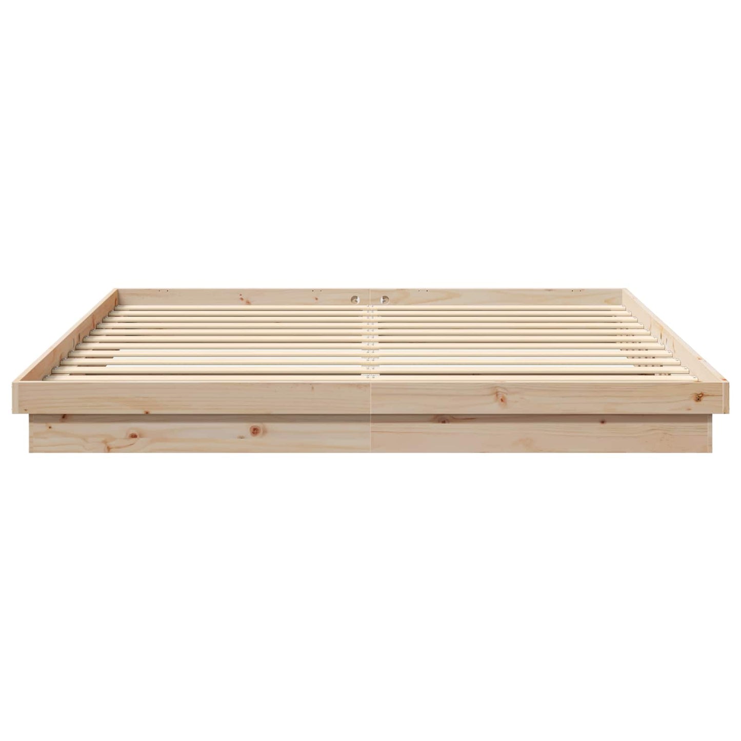 Bedframe Naturel 200 x 200 cm Massief grenenhout is nu te koop bij PeponiXL, paradijselijk wonen!