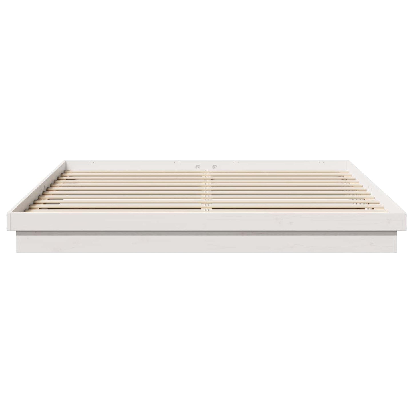 Bedframe Wit 200 x 200 cm Massief grenenhout is nu te koop bij PeponiXL, paradijselijk wonen!