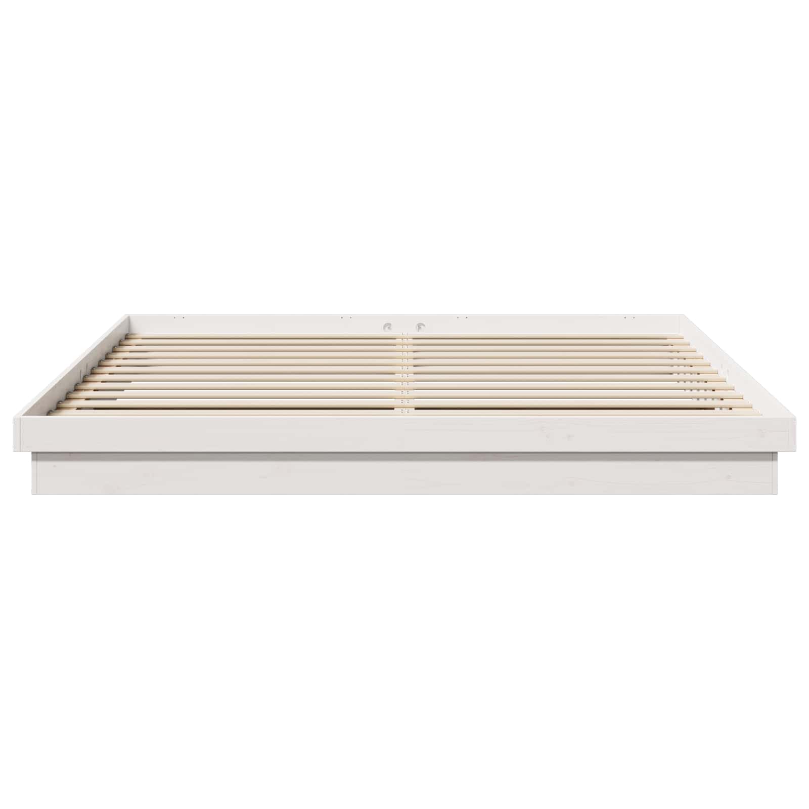 Bedframe Wit 200 x 200 cm Massief grenenhout is nu te koop bij PeponiXL, paradijselijk wonen!