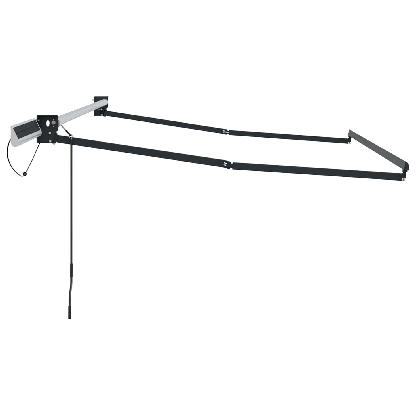 Elektrisch uitschuifbaar zonnescherm frame Antraciet 3 x 2,5 m is nu te koop bij PeponiXL, paradijselijk wonen!