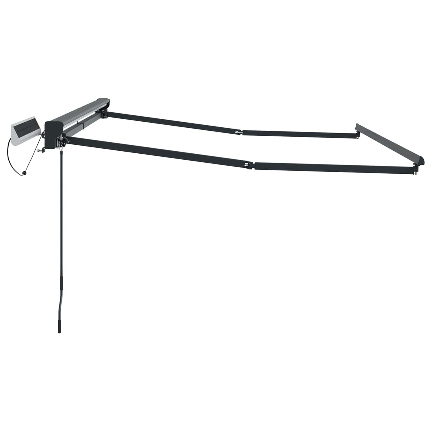 Elektrisch uitschuifbaar zonnescherm frame Antraciet 3,5 x 2 m is nu te koop bij PeponiXL, paradijselijk wonen!